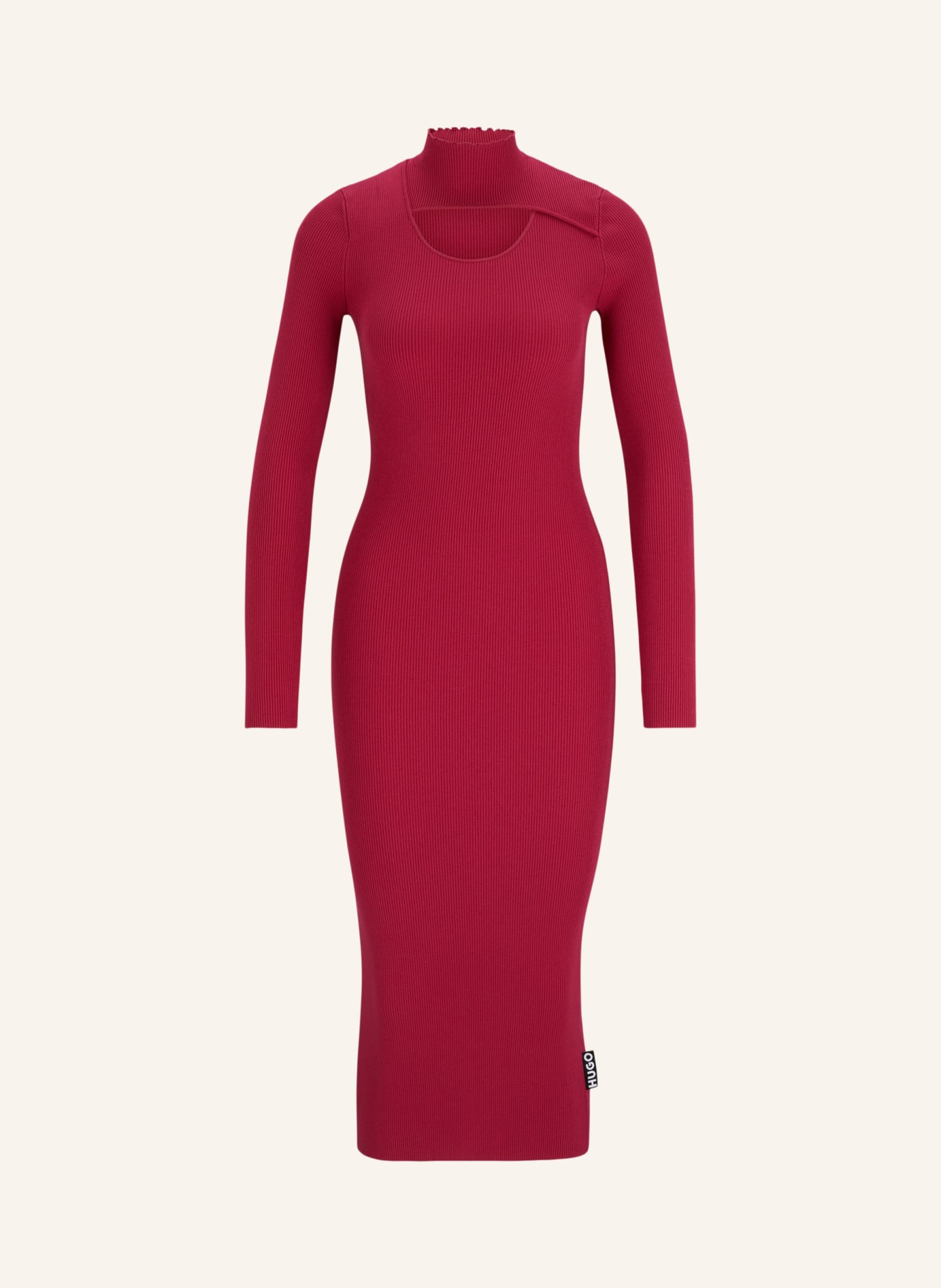 HUGO Gestricktes Kleid SORITEXA Slim Fit, Farbe: PINK (Bild 1)