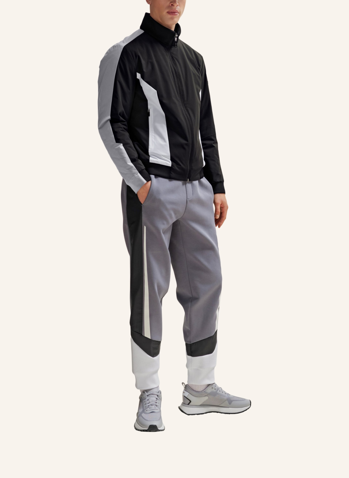 BOSS Casual Jacke J_GRID Regular Fit, Farbe: SCHWARZ (Bild 6)