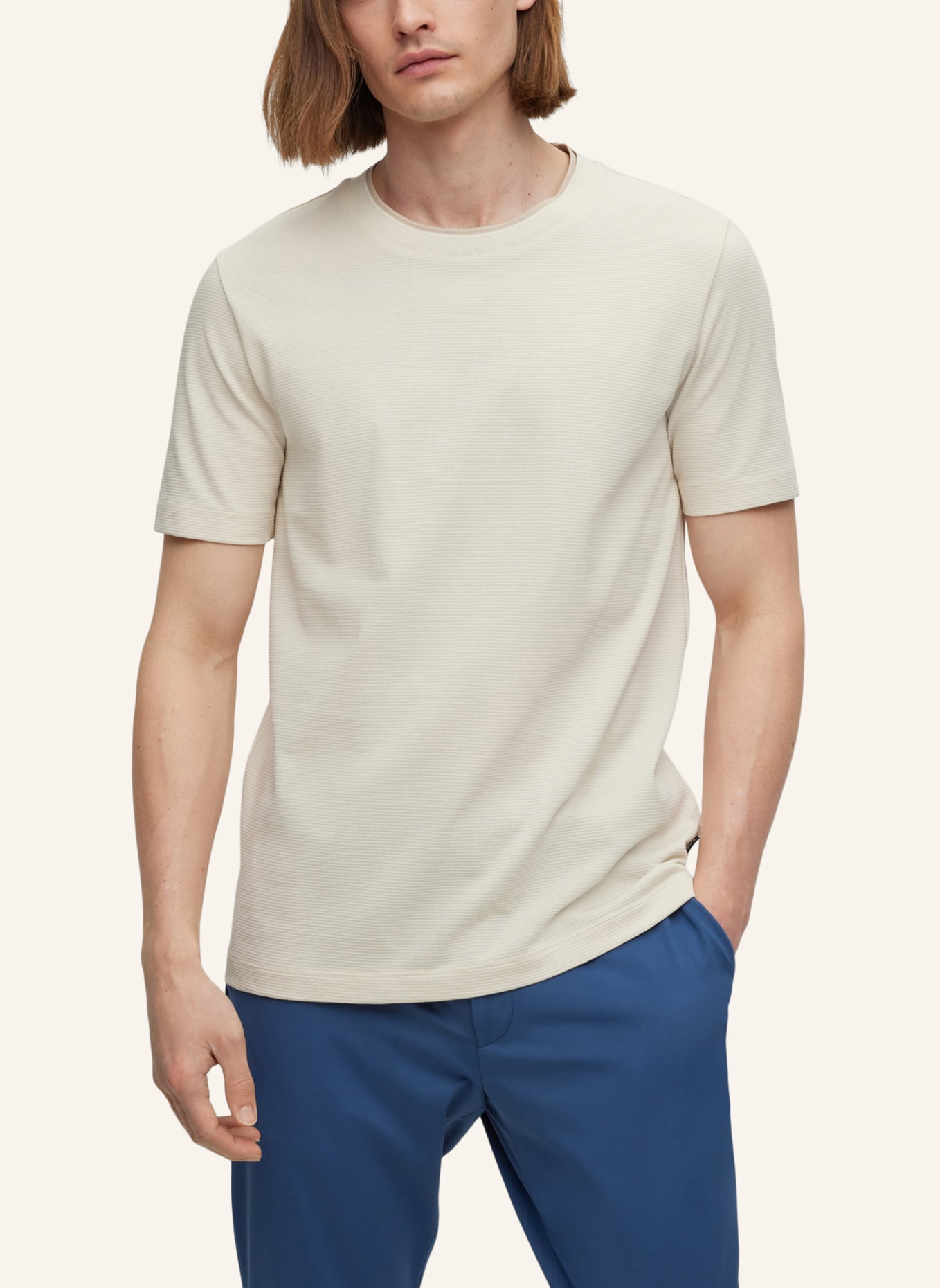 BOSS T-Shirt TESSLER 140 Slim Fit, Farbe: WEISS (Bild 4)