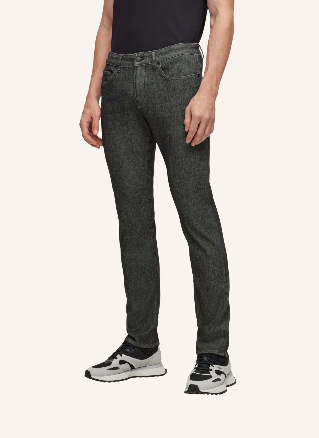 BOSS Jeans DELAWARE3-1 Slim Fit, Farbe: SCHWARZ (Bild 5)