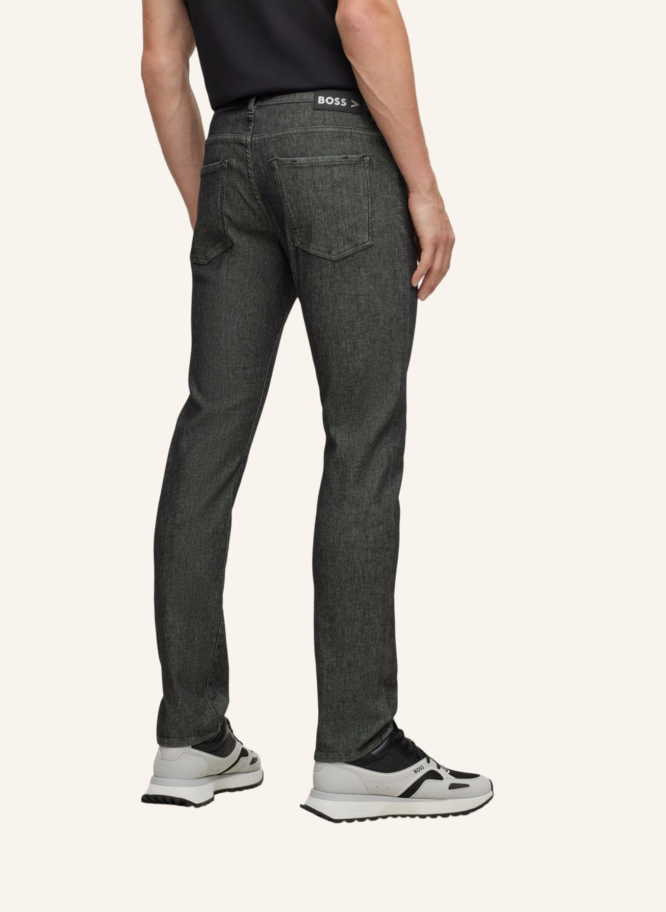 BOSS Jeans DELAWARE3-1 Slim Fit, Farbe: SCHWARZ (Bild 3)