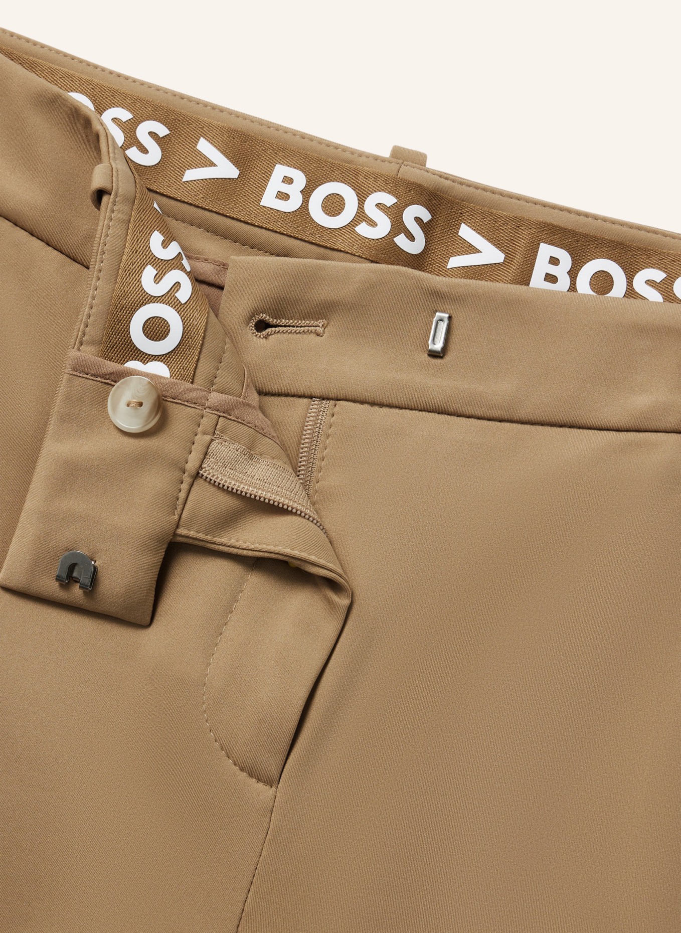 BOSS Business Hose TOBALUKA9 Slim Fit, Farbe: BEIGE (Bild 2)