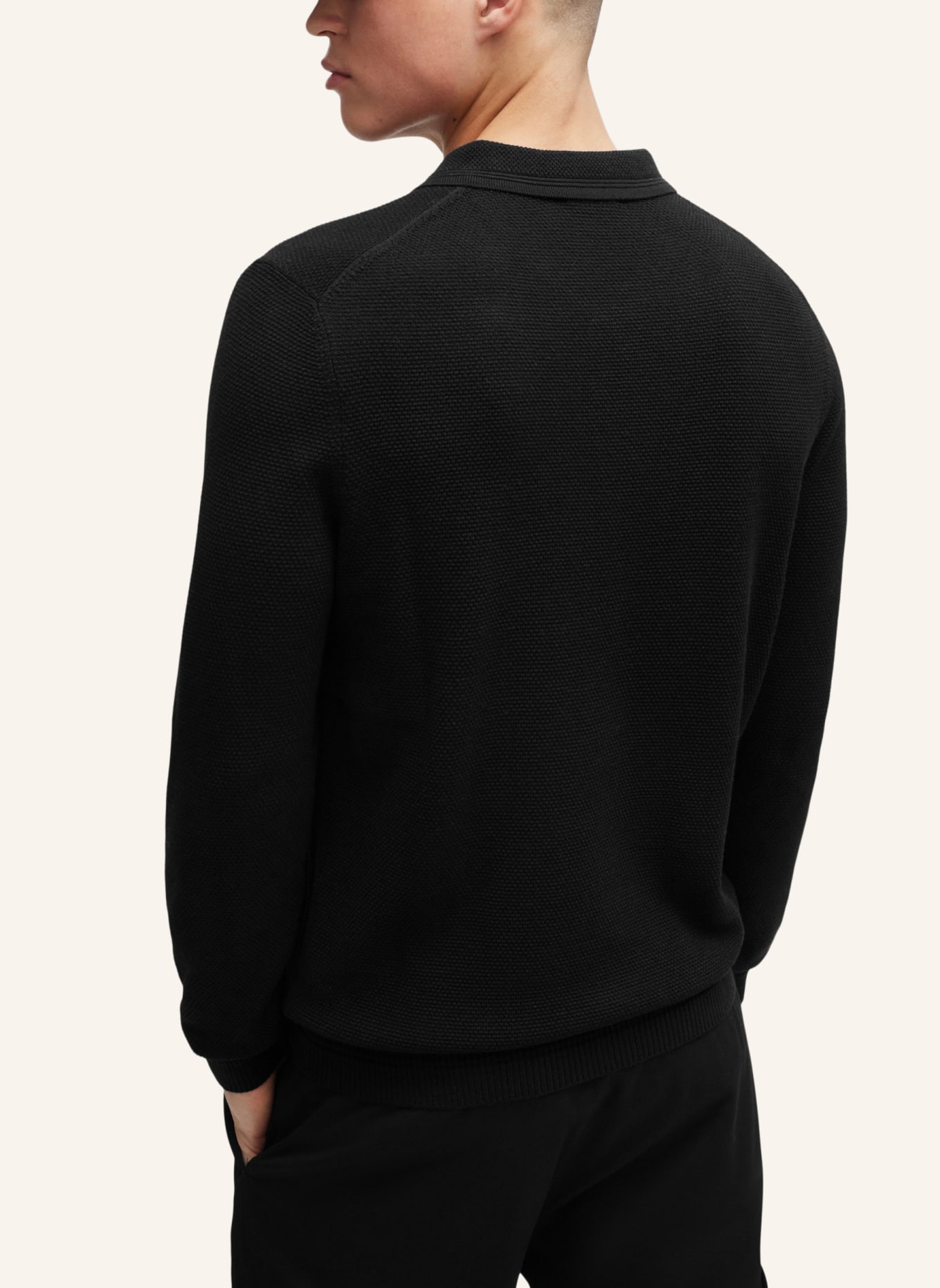 HUGO Pullover SASTOR Regular Fit, Farbe: SCHWARZ (Bild 2)