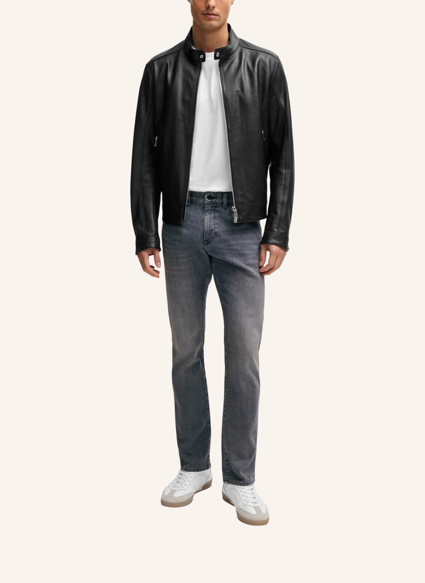 BOSS Jeans DELAWARE3-1 Slim Fit, Farbe: DUNKELGRAU (Bild 6)