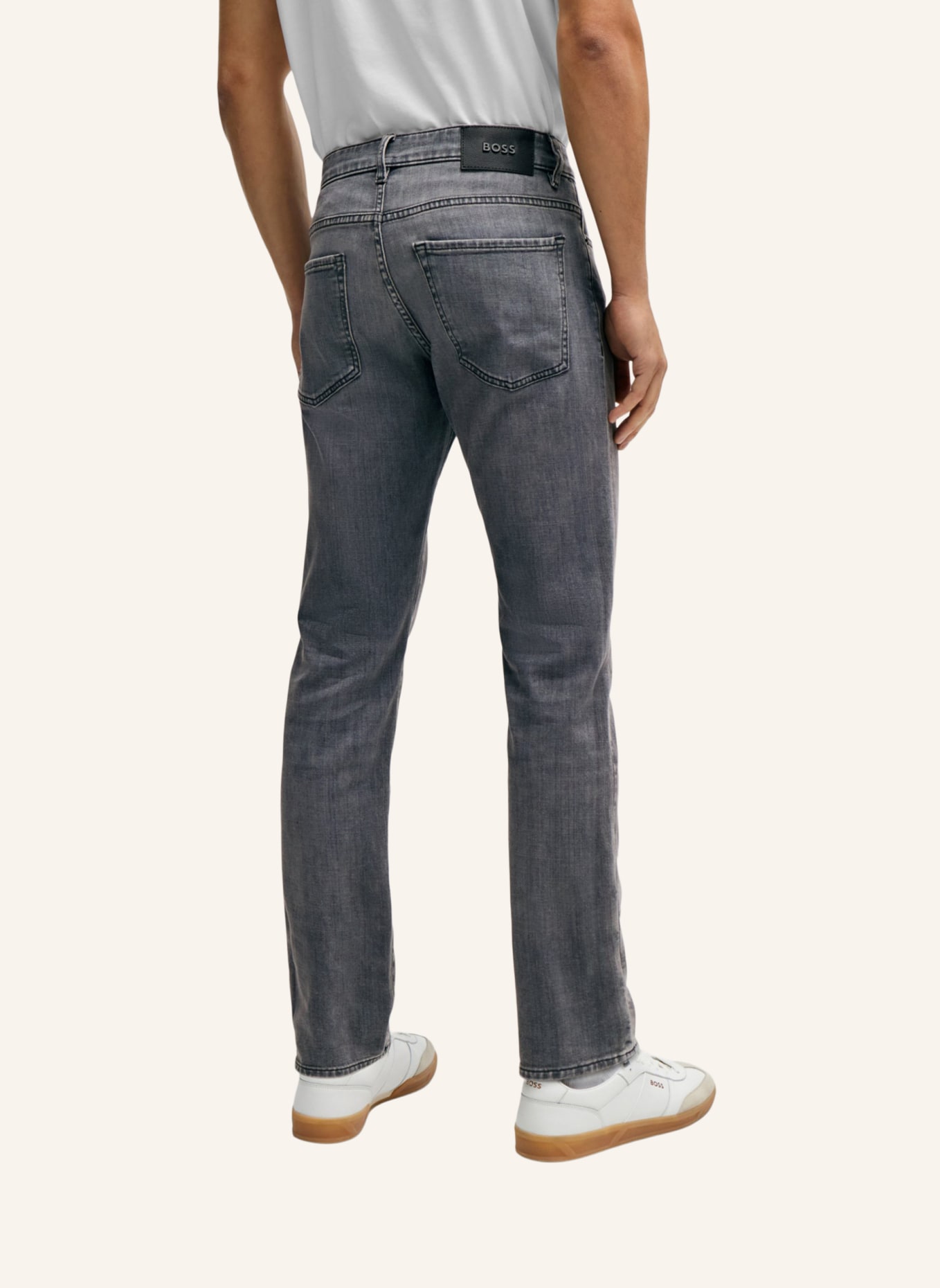 BOSS Jeans DELAWARE3-1 Slim Fit, Farbe: DUNKELGRAU (Bild 3)