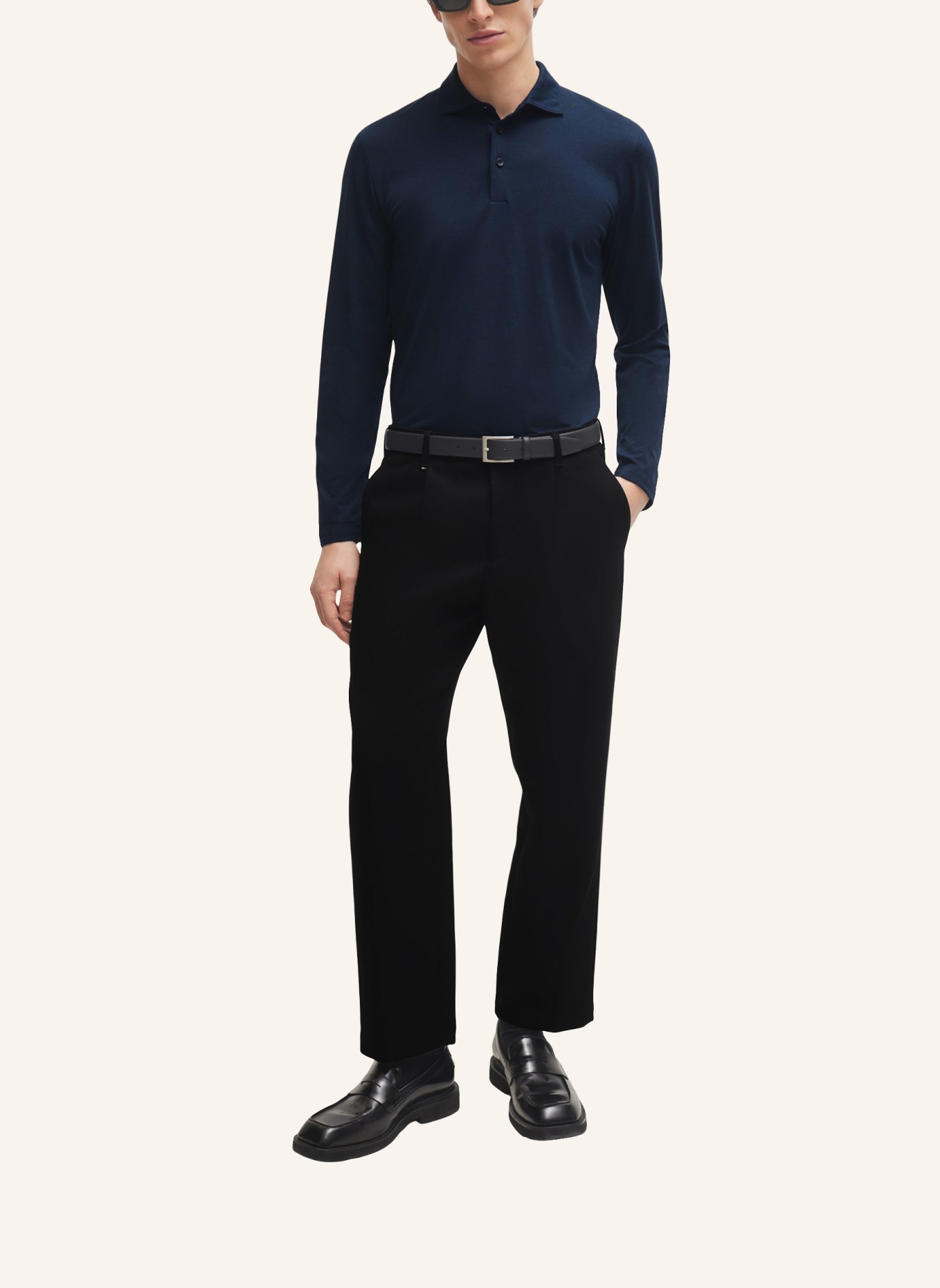 BOSS Poloshirt PLEINS 24 Slim Fit, Farbe: DUNKELBLAU (Bild 5)