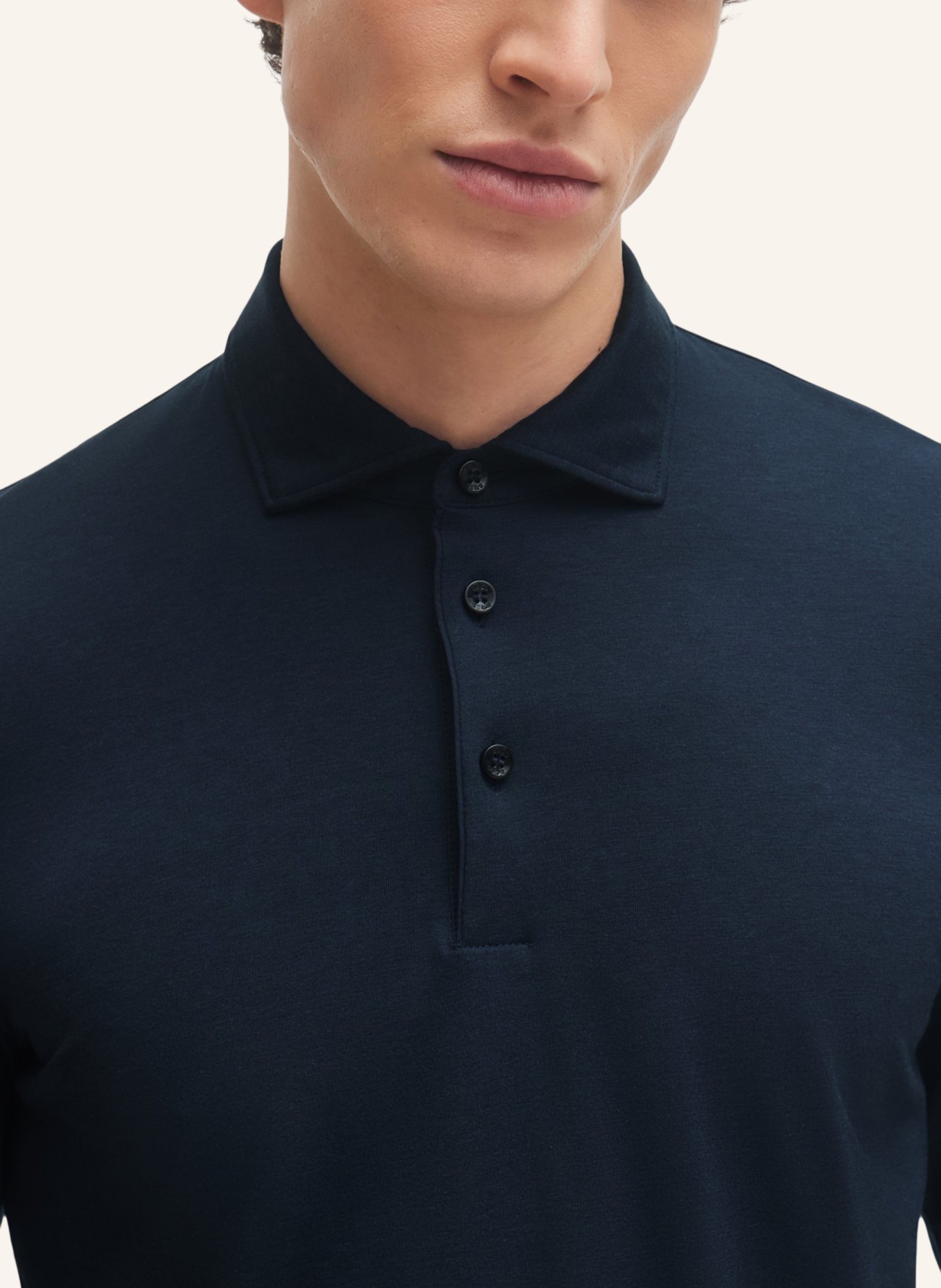 BOSS Poloshirt PLEINS 24 Slim Fit, Farbe: DUNKELBLAU (Bild 3)