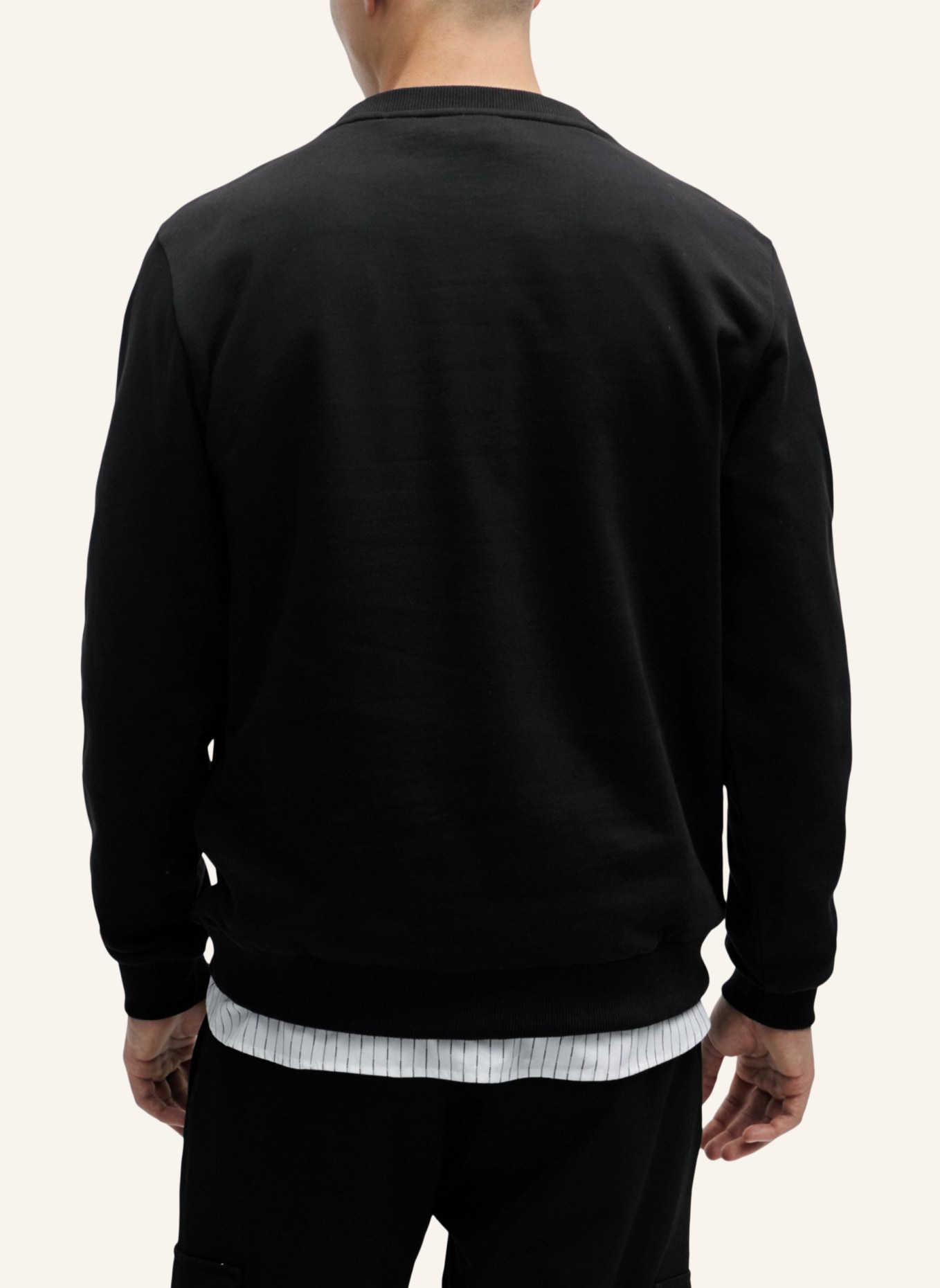 HUGO Sweatshirt DURAGOL_U241 Regular Fit, Farbe: SCHWARZ (Bild 2)