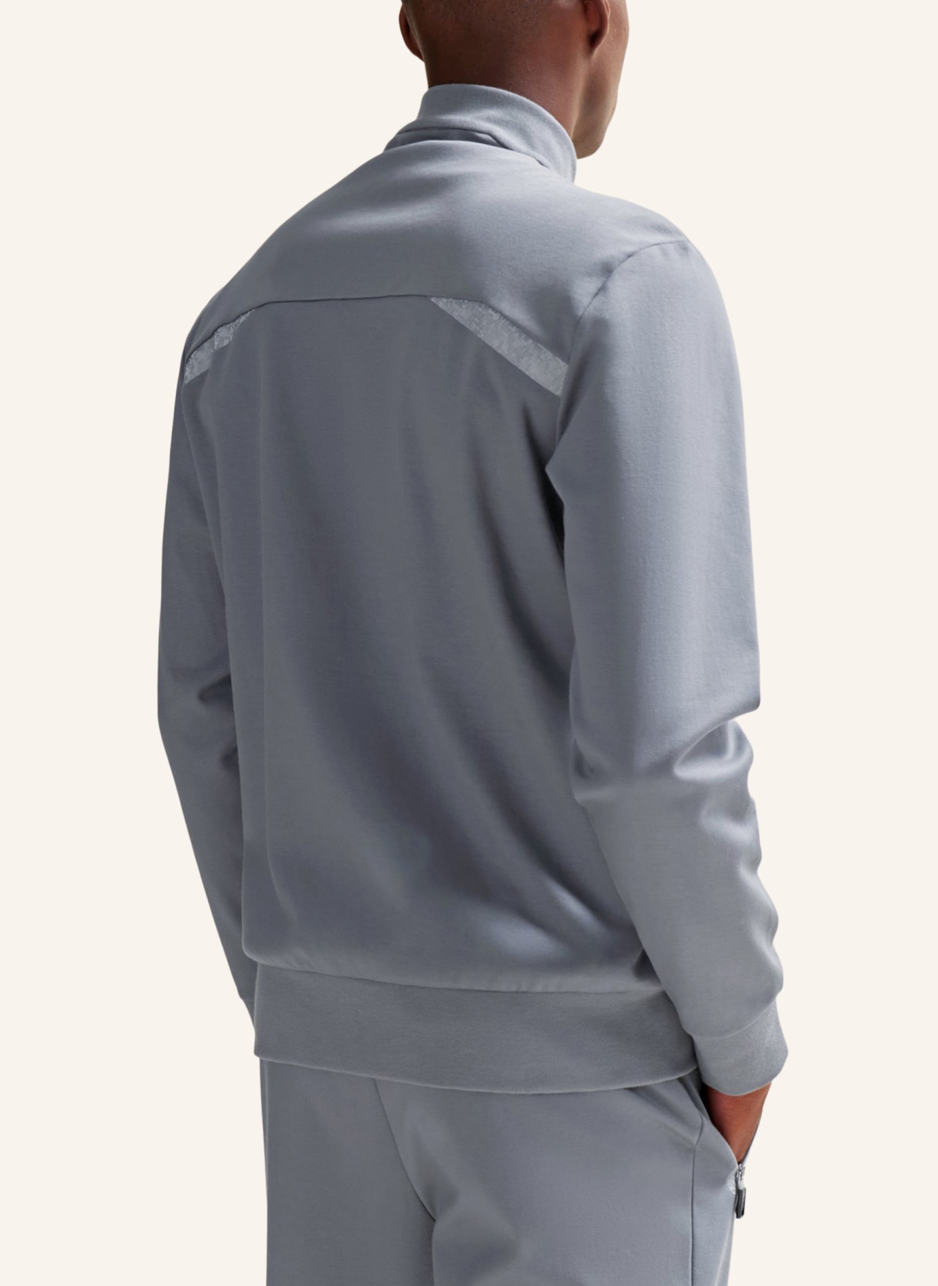 BOSS Sweatshirt SKAZ MIRROR Regular Fit, Farbe: GRAU (Bild 2)