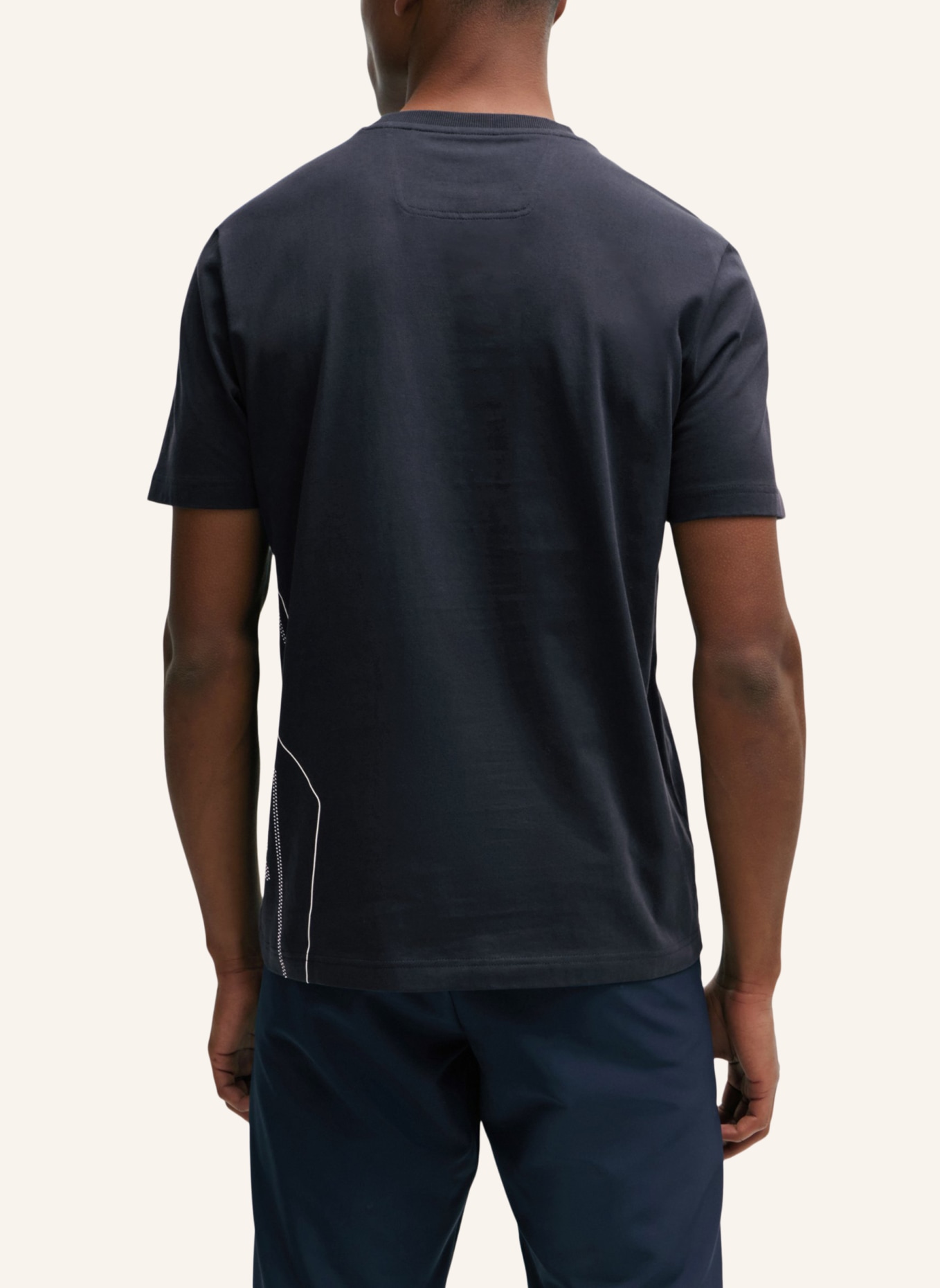 BOSS T-Shirt TEE 3 Regular Fit, Farbe: DUNKELBLAU (Bild 2)