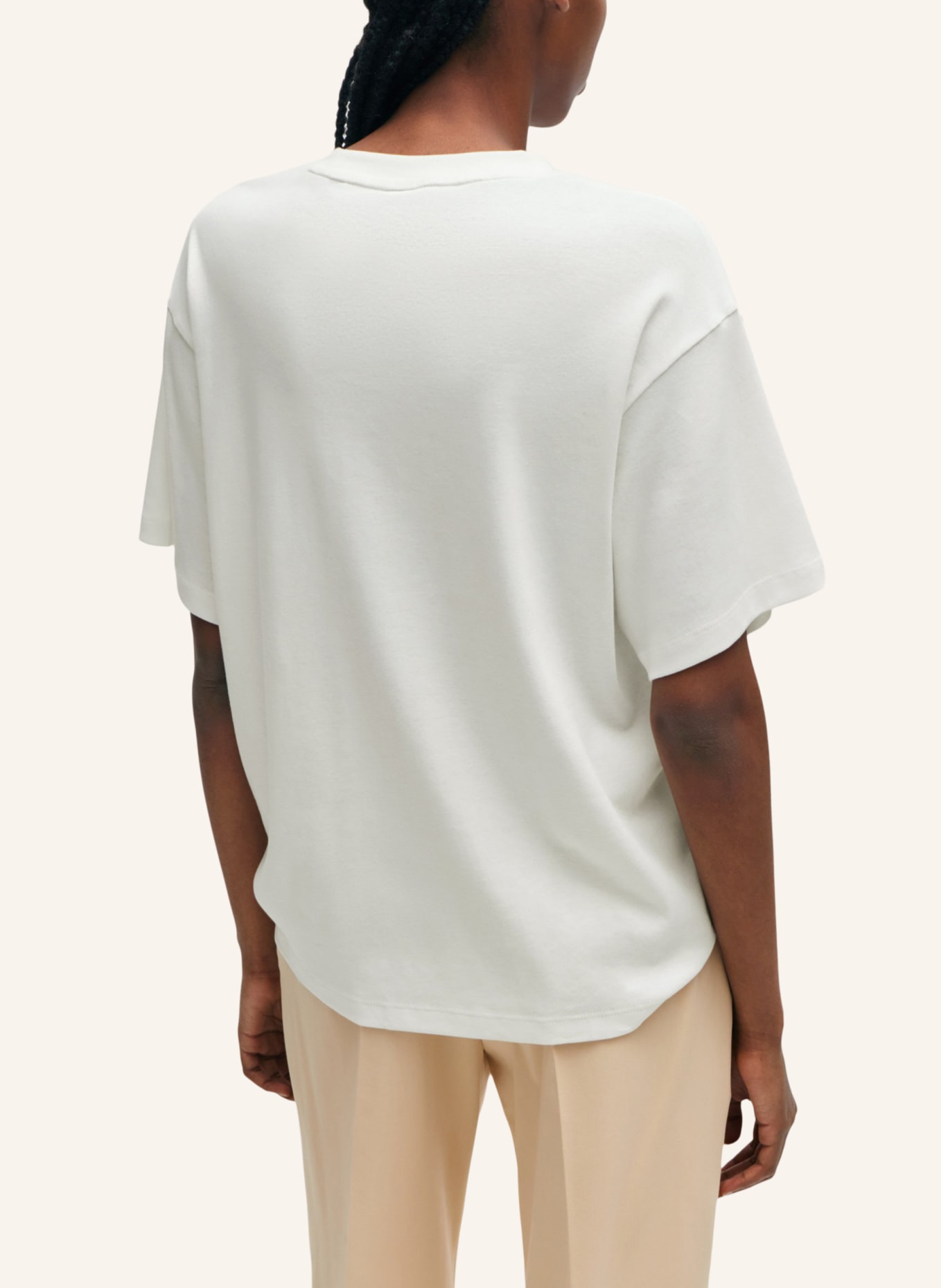 HUGO T-Shirt DAZALENA Relaxed Fit, Farbe: WEISS (Bild 2)
