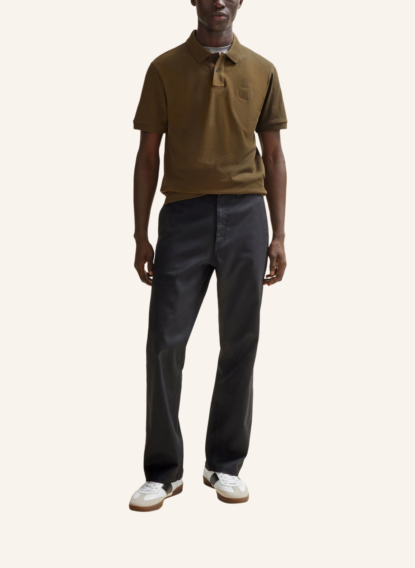 BOSS Poloshirt PASSENGER Slim Fit, Farbe: GRÜN (Bild 5)