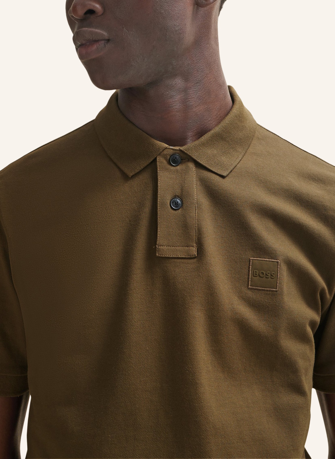 BOSS Poloshirt PASSENGER Slim Fit, Farbe: BRAUN (Bild 3)