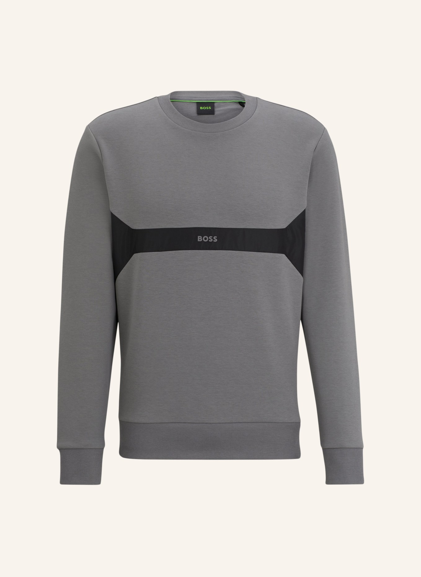 BOSS Sweatshirt SALBON Regular Fit, Farbe: GRAU (Bild 1)