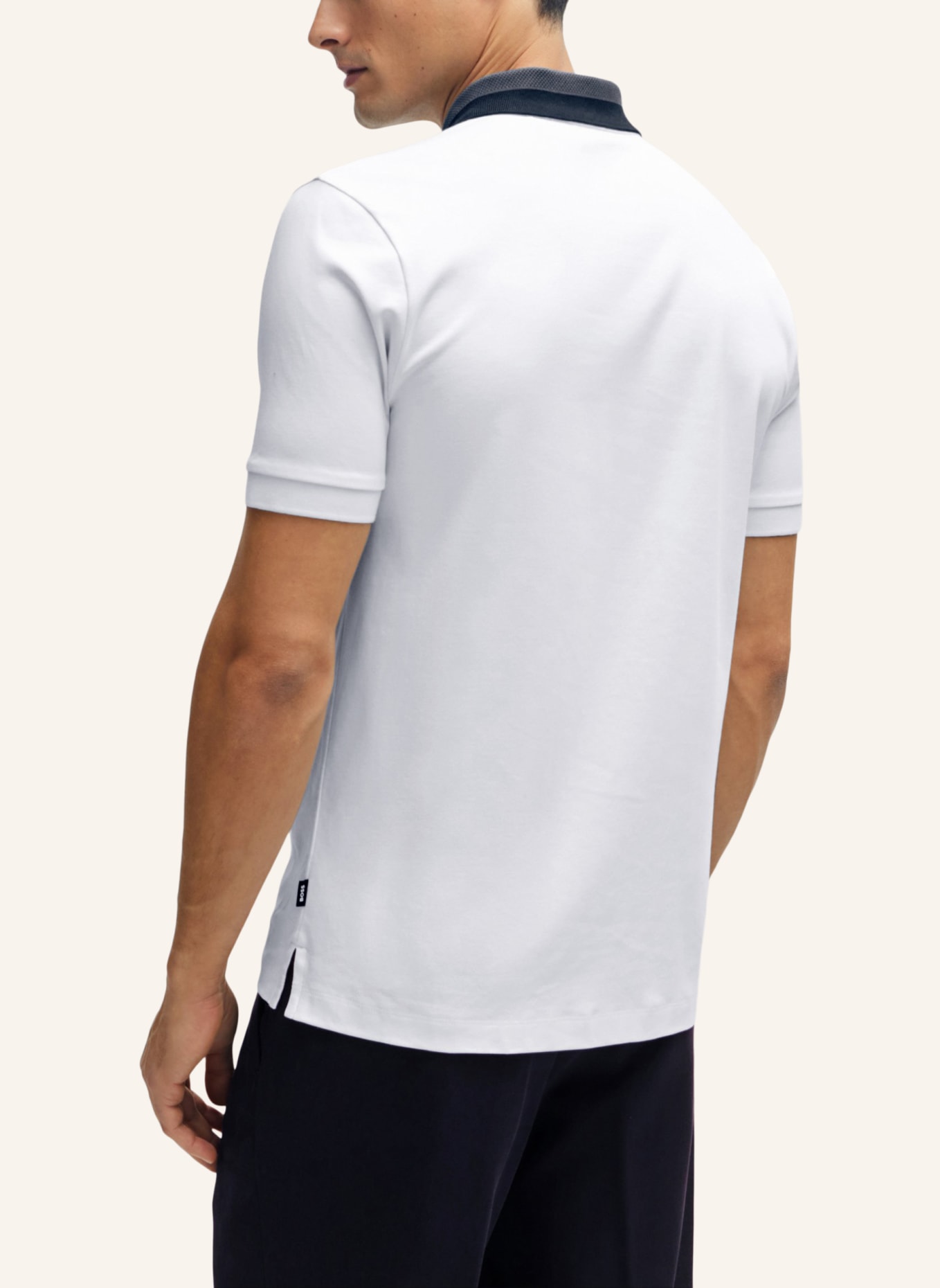 BOSS Poloshirt PHILLIPSON 116 Slim Fit, Farbe: WEISS (Bild 2)
