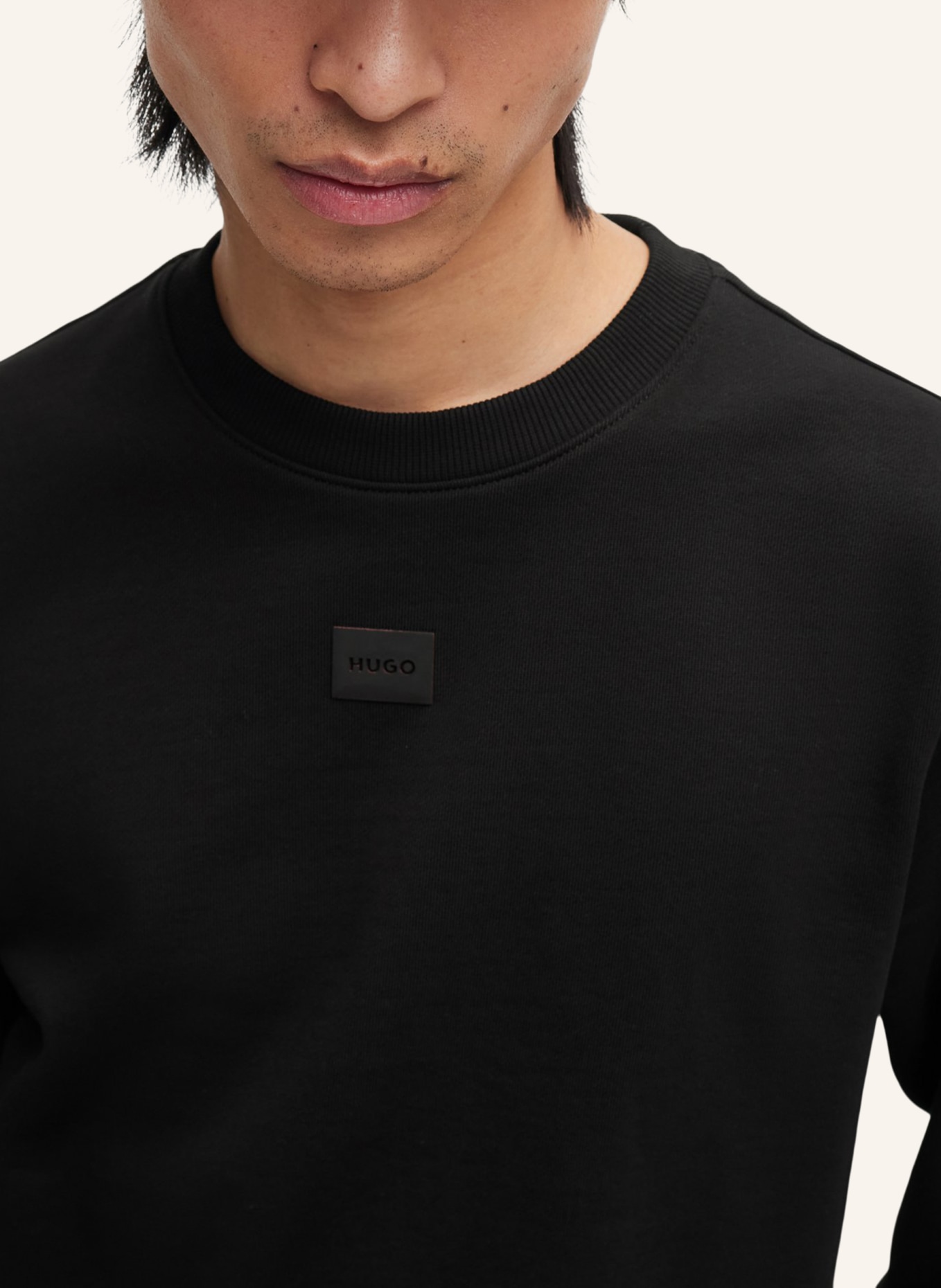 HUGO Sweatshirt DIRAGOL_H Regular Fit, Farbe: SCHWARZ (Bild 3)
