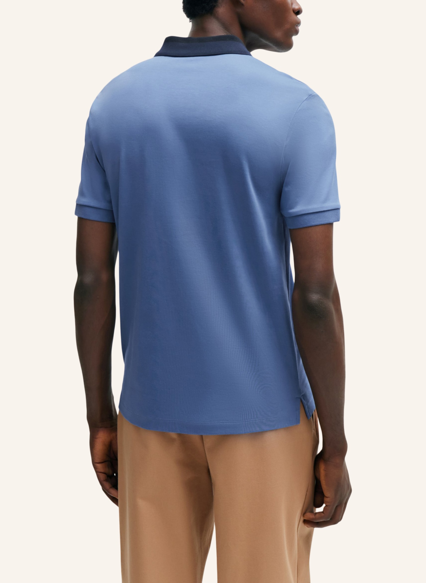 BOSS Poloshirt PHILLIPSON 116 Slim Fit, Farbe: BLAU (Bild 2)