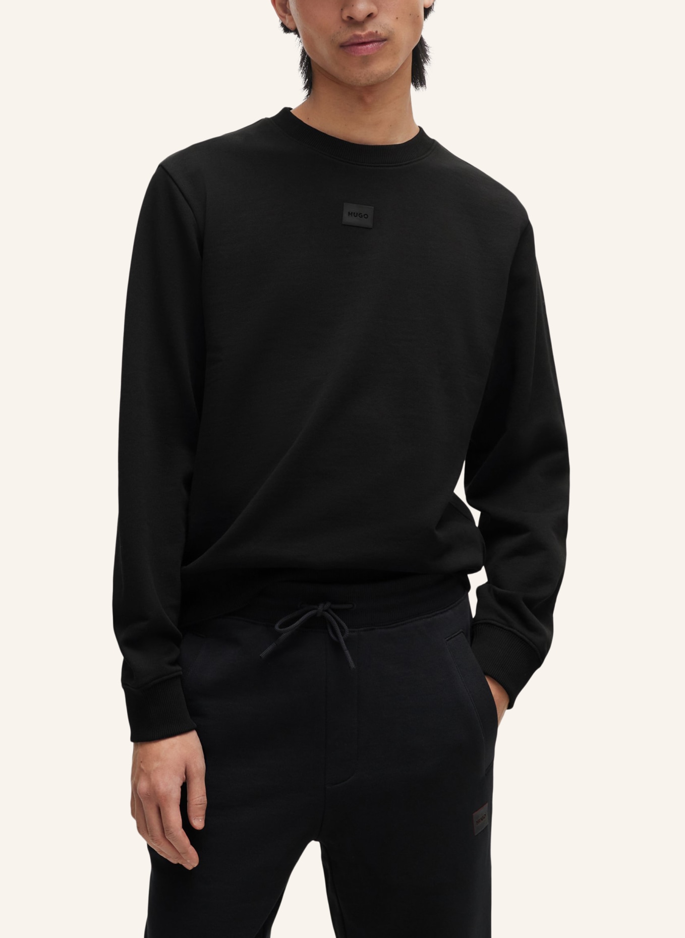 HUGO Sweatshirt DIRAGOL_H Regular Fit, Farbe: SCHWARZ (Bild 4)