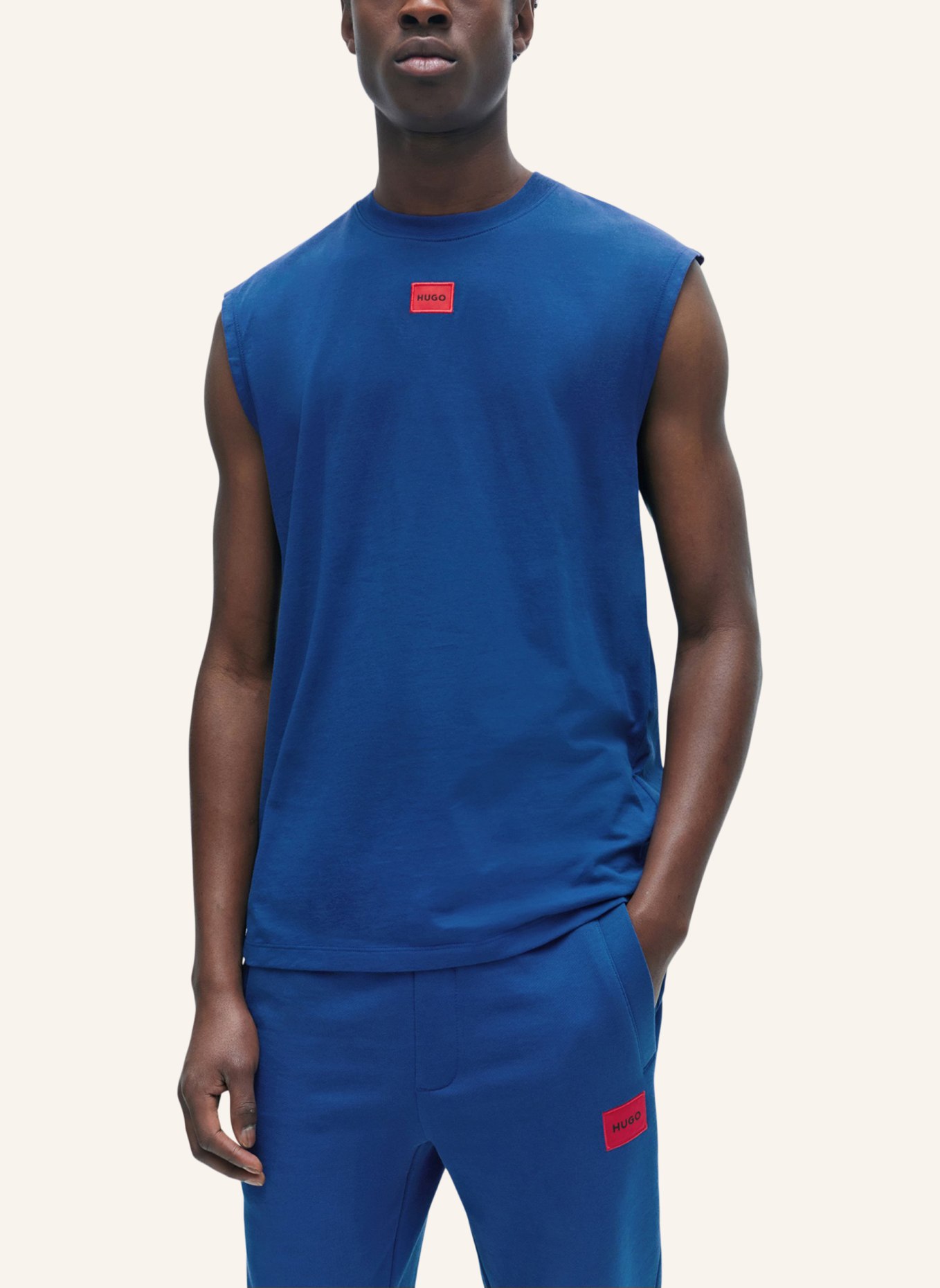 HUGO T-Shirt DANKTO241 Regular Fit, Farbe: BLAU (Bild 4)