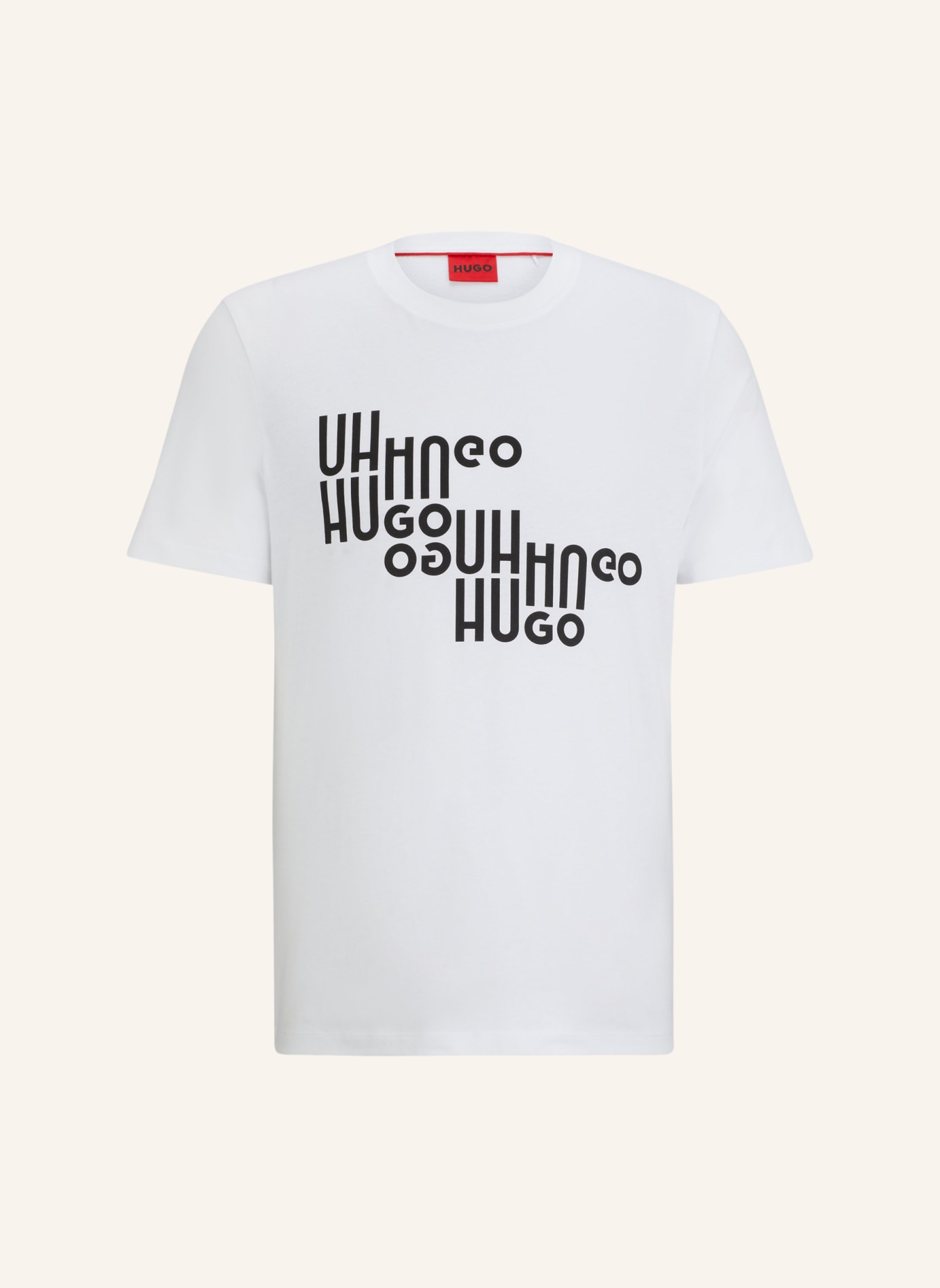 HUGO T-Shirt DAVALON Regular Fit, Farbe: WEISS (Bild 1)