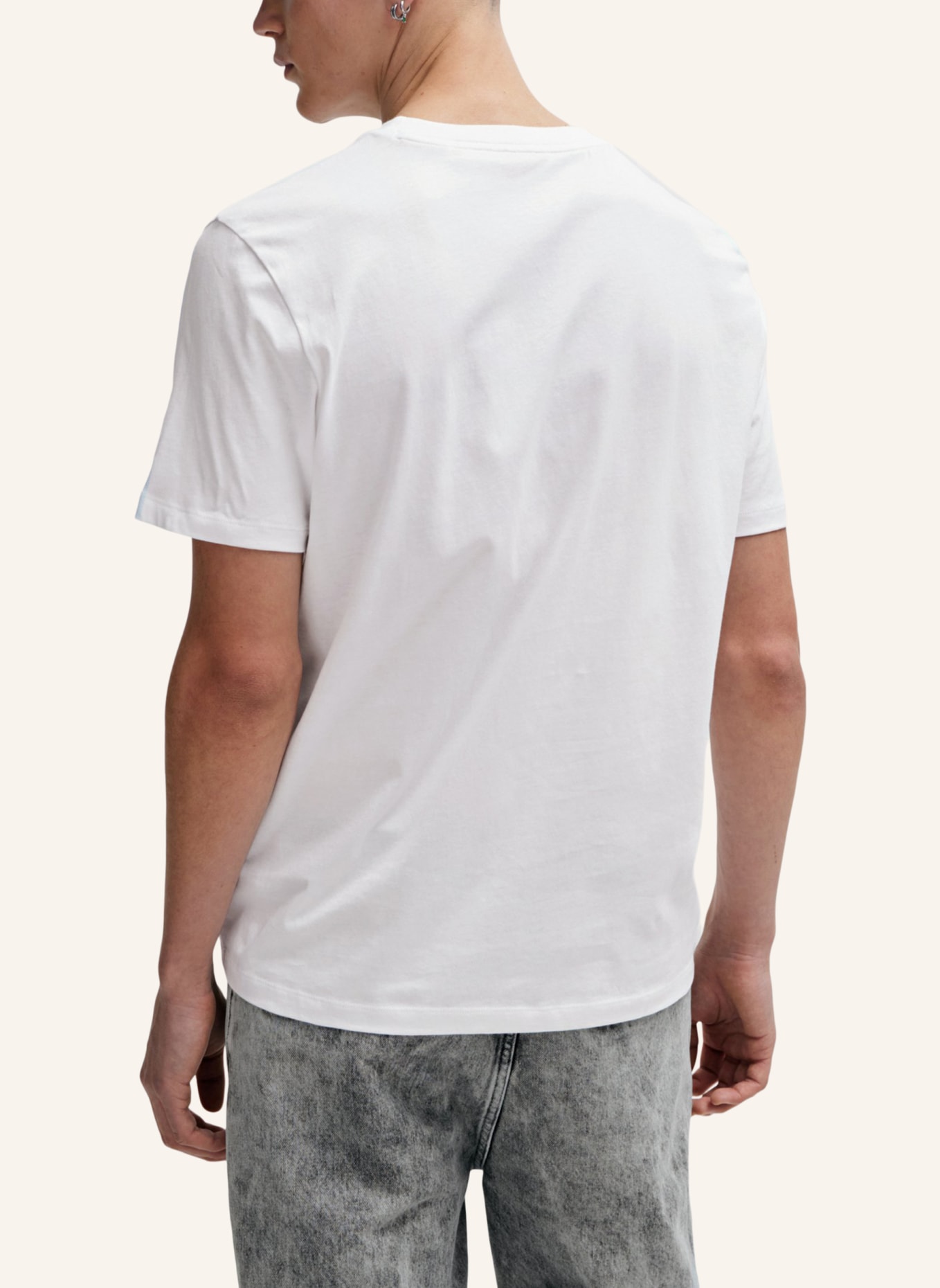 HUGO T-Shirt DAVALON Regular Fit, Farbe: WEISS (Bild 2)