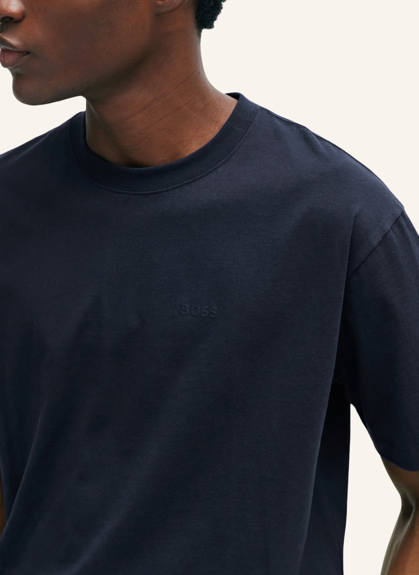 BOSS T-Shirt TESSIN 18 Regular Fit, Farbe: DUNKELBLAU (Bild 3)