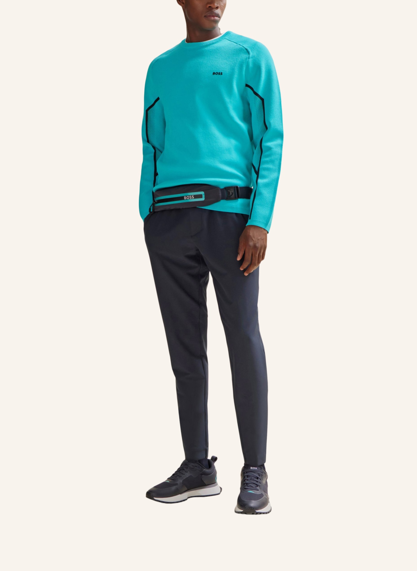 BOSS Pullover RAZLO Regular Fit, Farbe: GRÜN (Bild 5)