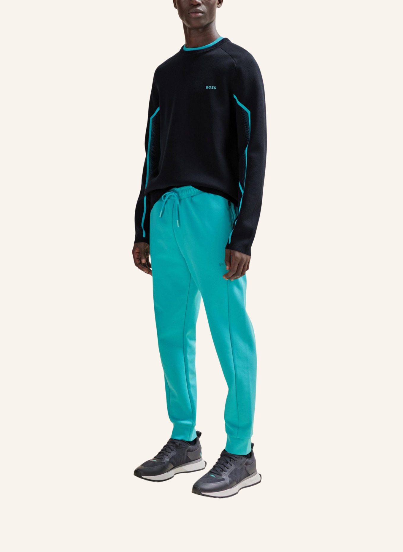 BOSS Pullover RAZLO Regular Fit, Farbe: DUNKELBLAU (Bild 5)