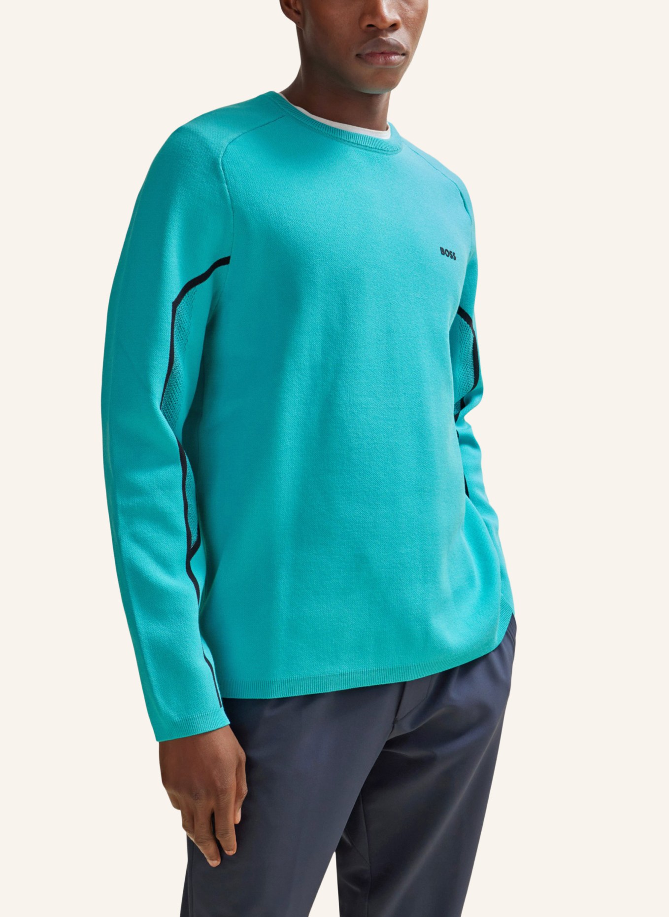 BOSS Pullover RAZLO Regular Fit, Farbe: GRÜN (Bild 4)