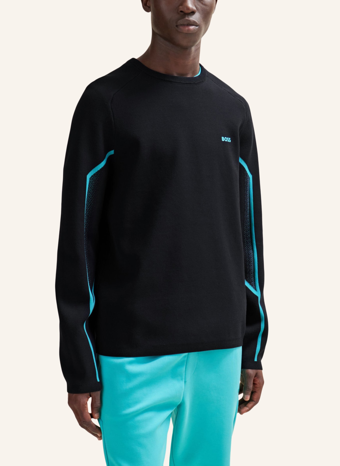 BOSS Pullover RAZLO Regular Fit, Farbe: DUNKELBLAU (Bild 4)