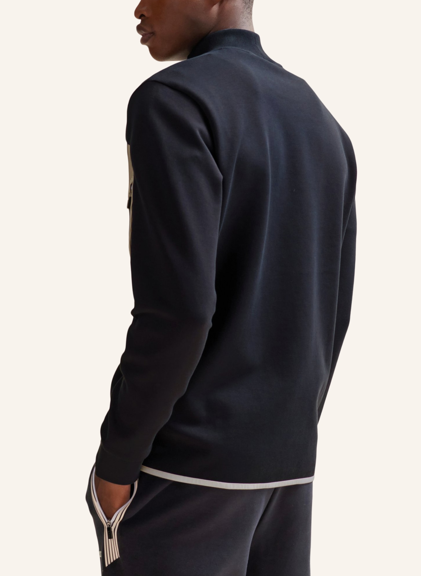 BOSS Sweatshirt SALBOCK 1 Regular Fit, Farbe: DUNKELBLAU (Bild 2)