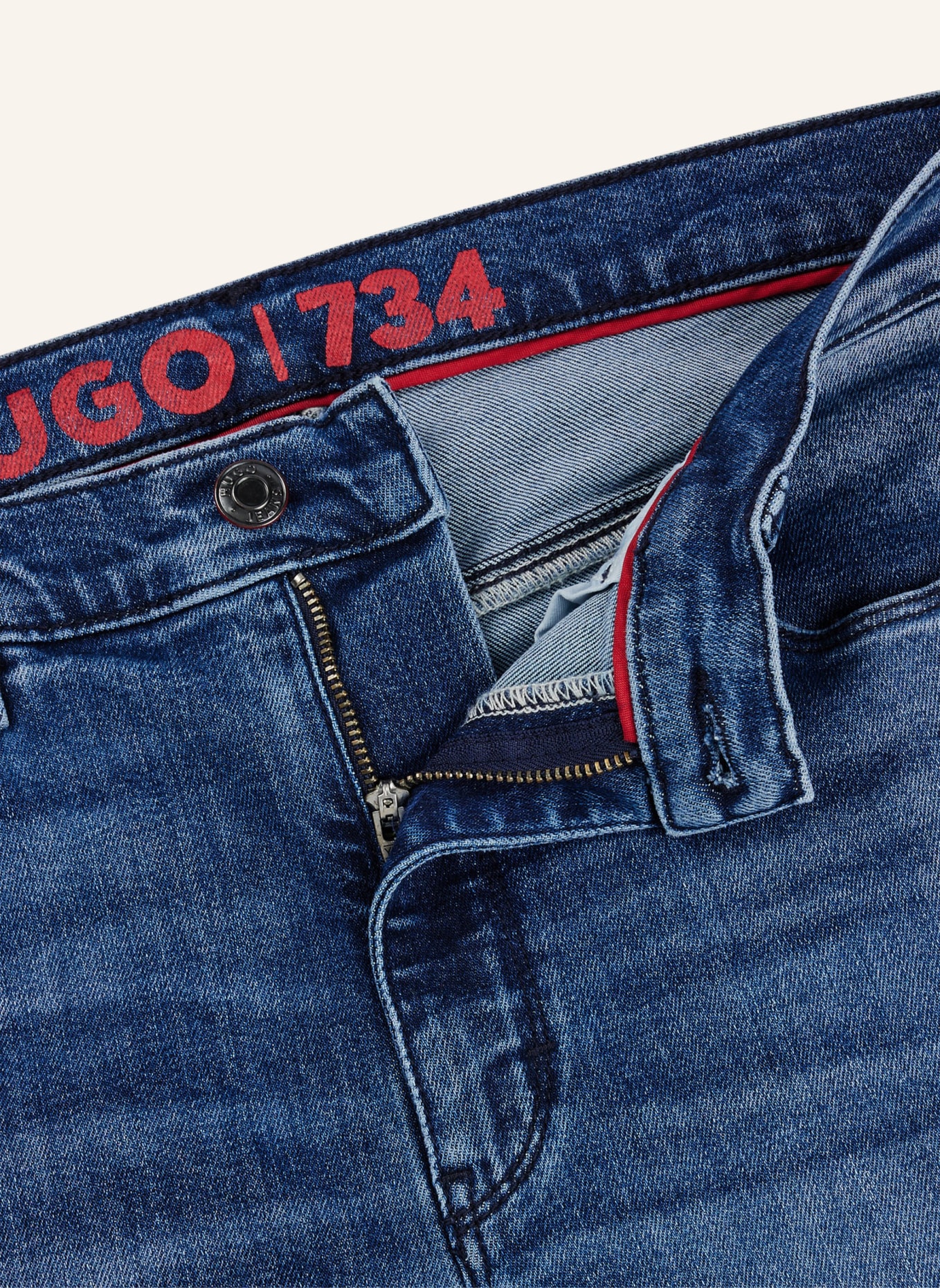 HUGO Jeans HUGO 734 Extra-Slim Fit, Farbe: BLAU (Bild 2)