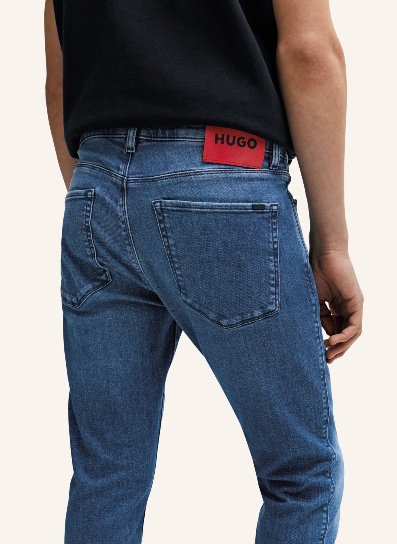 HUGO Jeans HUGO 734 Extra-Slim Fit, Farbe: BLAU (Bild 4)