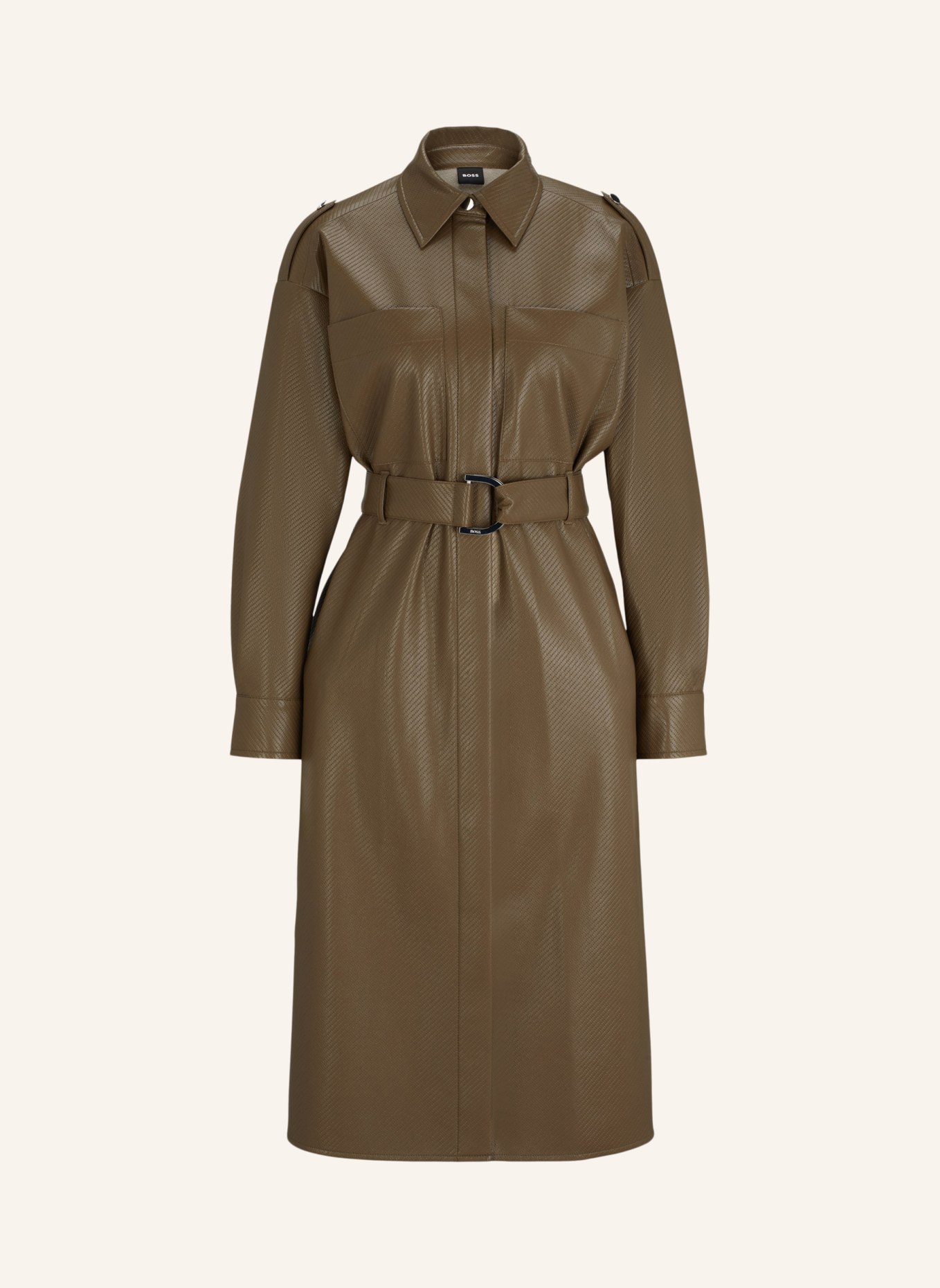 BOSS Business Kleid DELEXA Regular Fit, Farbe: BRAUN (Bild 1)