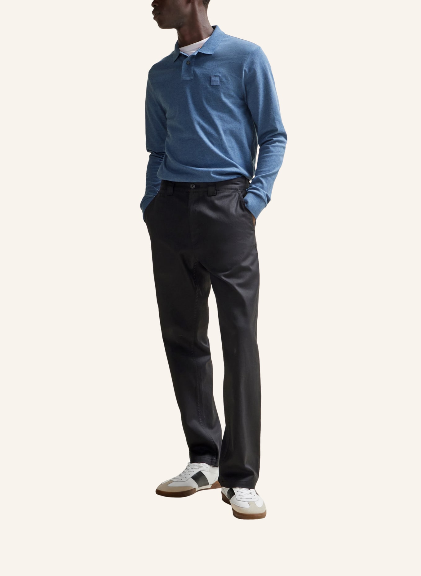 BOSS Poloshirt PASSERBY Slim Fit, Farbe: BLAU (Bild 5)