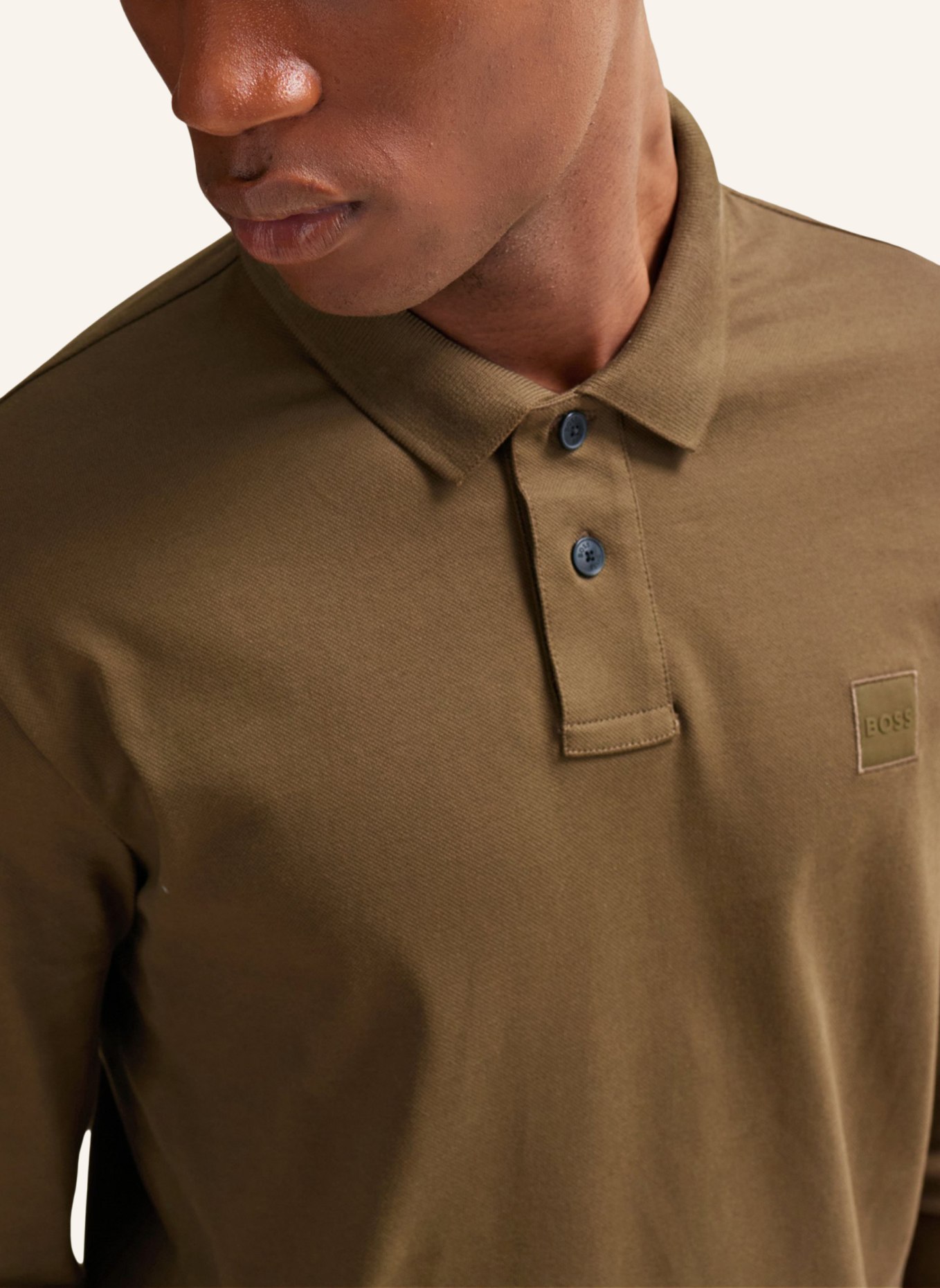 BOSS Poloshirt PASSERBY Slim Fit, Farbe: BRAUN (Bild 3)