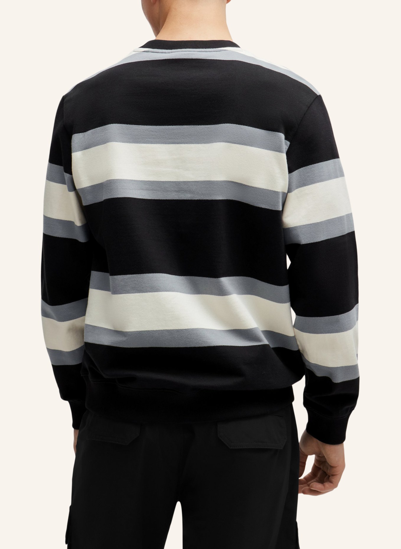 HUGO Sweatshirt DIRAGOL_S Regular Fit, Farbe: WEISS (Bild 2)
