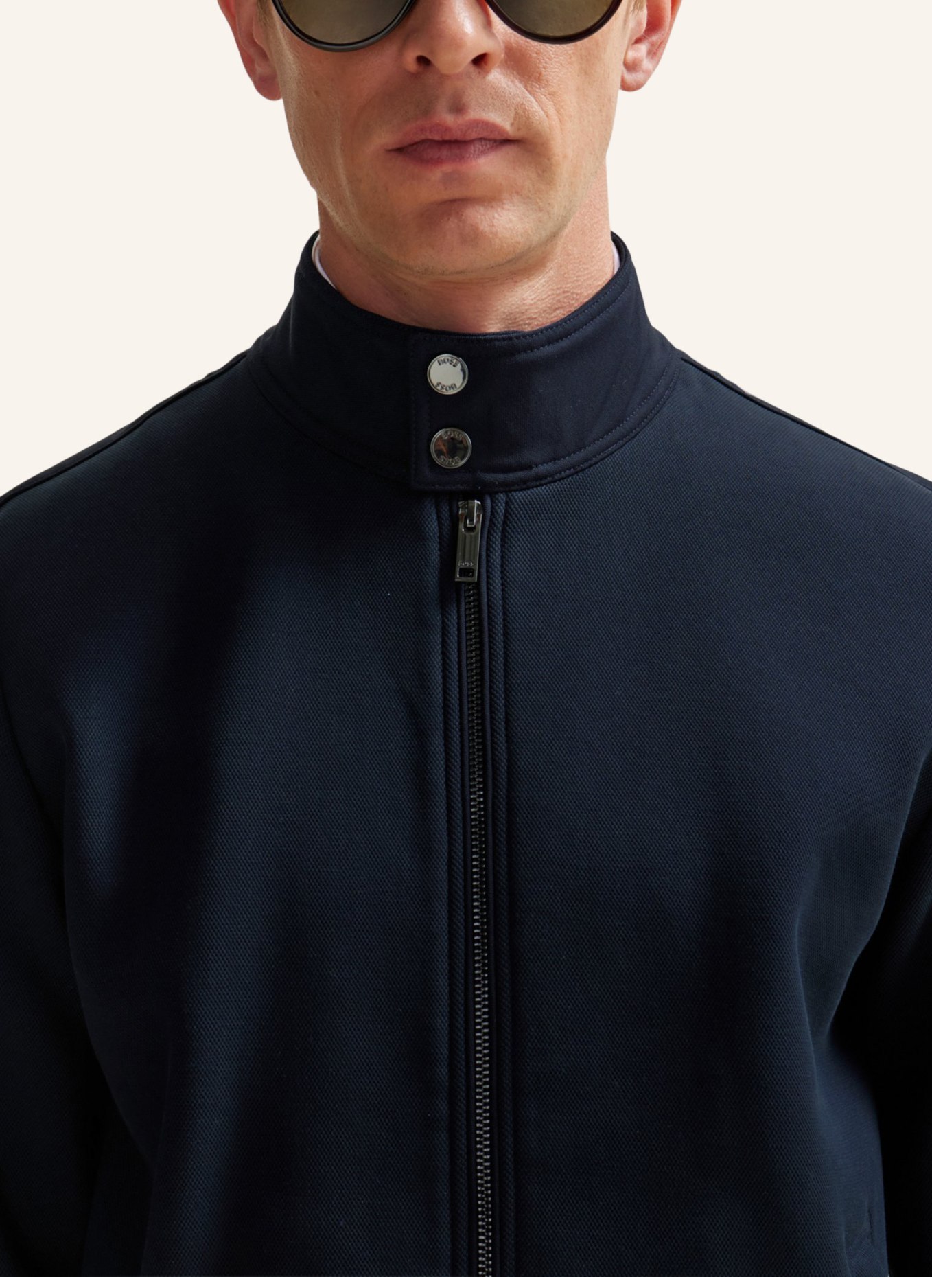 BOSS Sweatshirt L-SMITH 28 Regular Fit, Farbe: DUNKELBLAU (Bild 3)