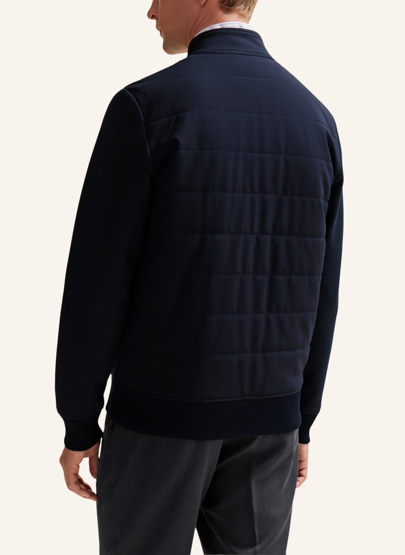 BOSS Sweatshirt L-SMITH 28 Regular Fit, Farbe: DUNKELBLAU (Bild 2)