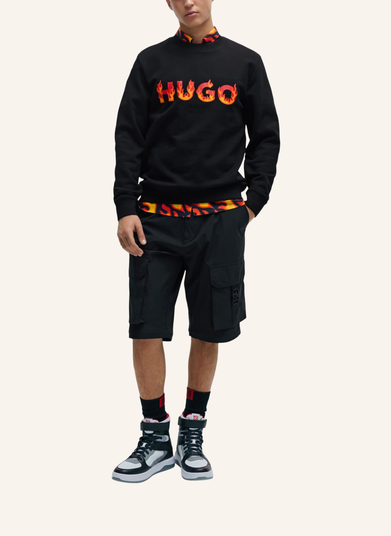 HUGO Sweatshirt DITMO Regular Fit, Farbe: SCHWARZ (Bild 5)