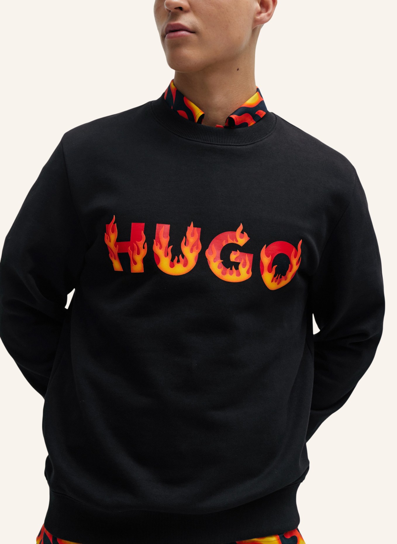 HUGO Sweatshirt DITMO Regular Fit, Farbe: SCHWARZ (Bild 3)