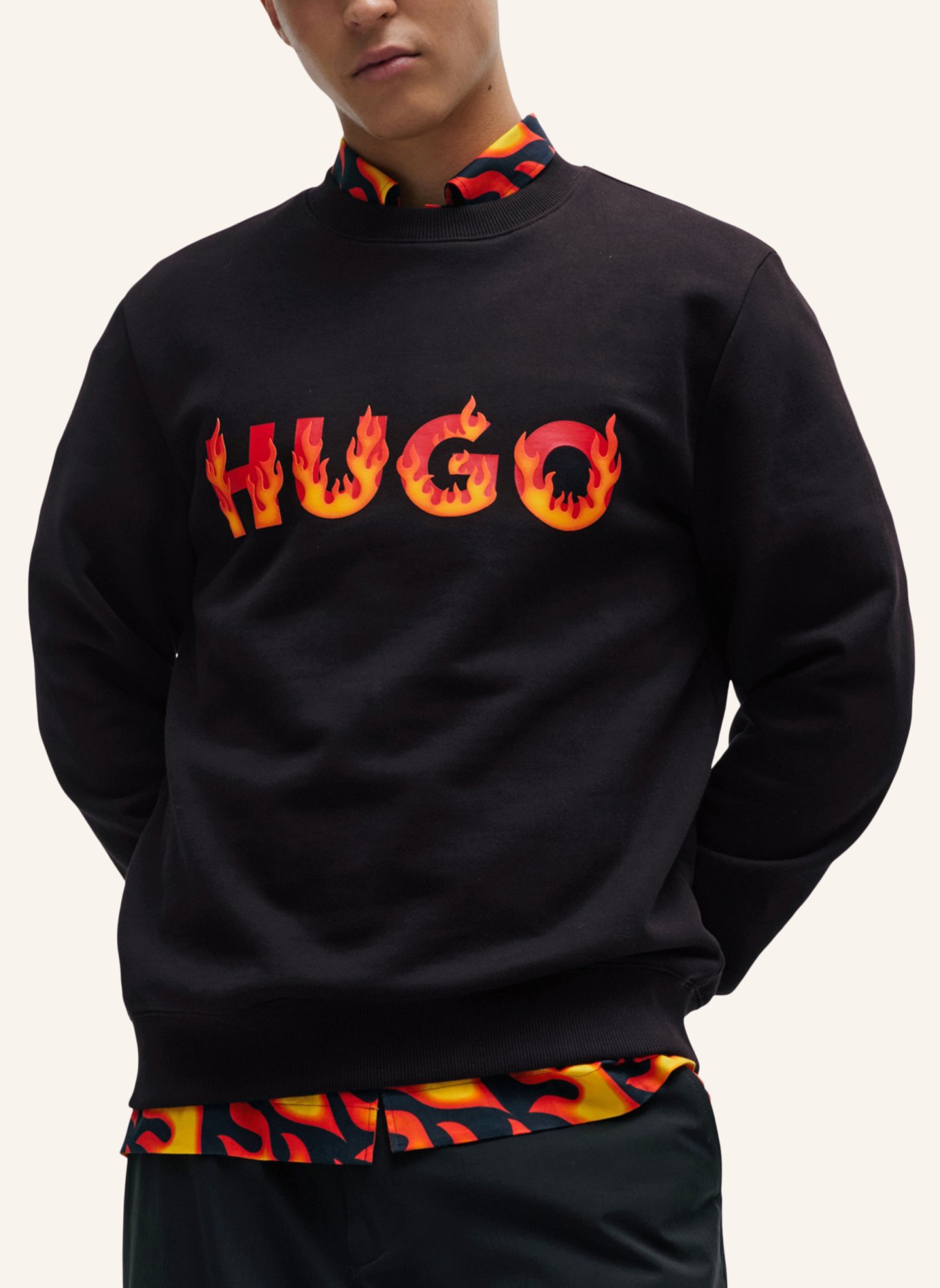 HUGO Sweatshirt DITMO Regular Fit, Farbe: SCHWARZ (Bild 4)