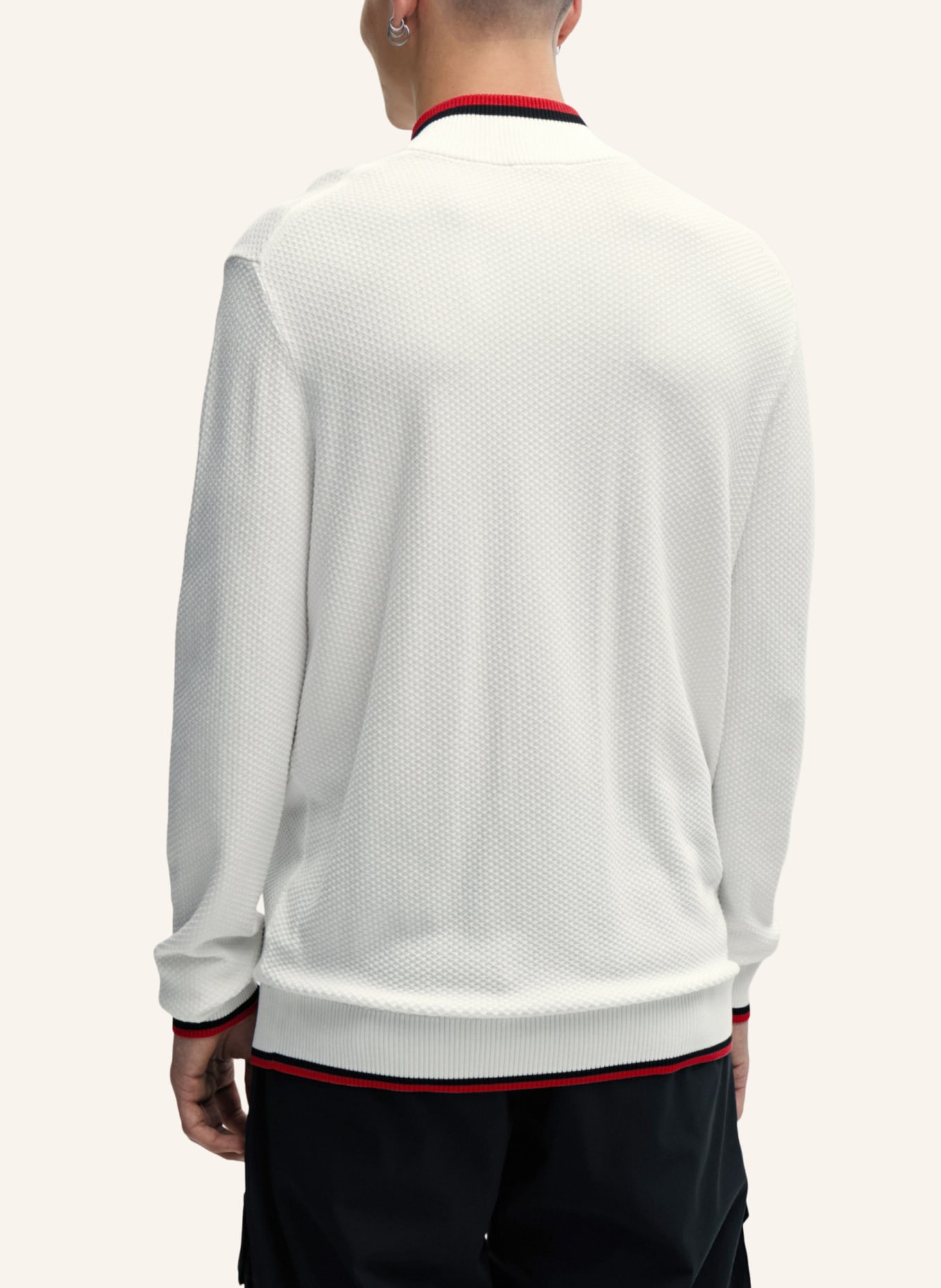 HUGO Pullover SAIKK Regular Fit, Farbe: WEISS (Bild 2)