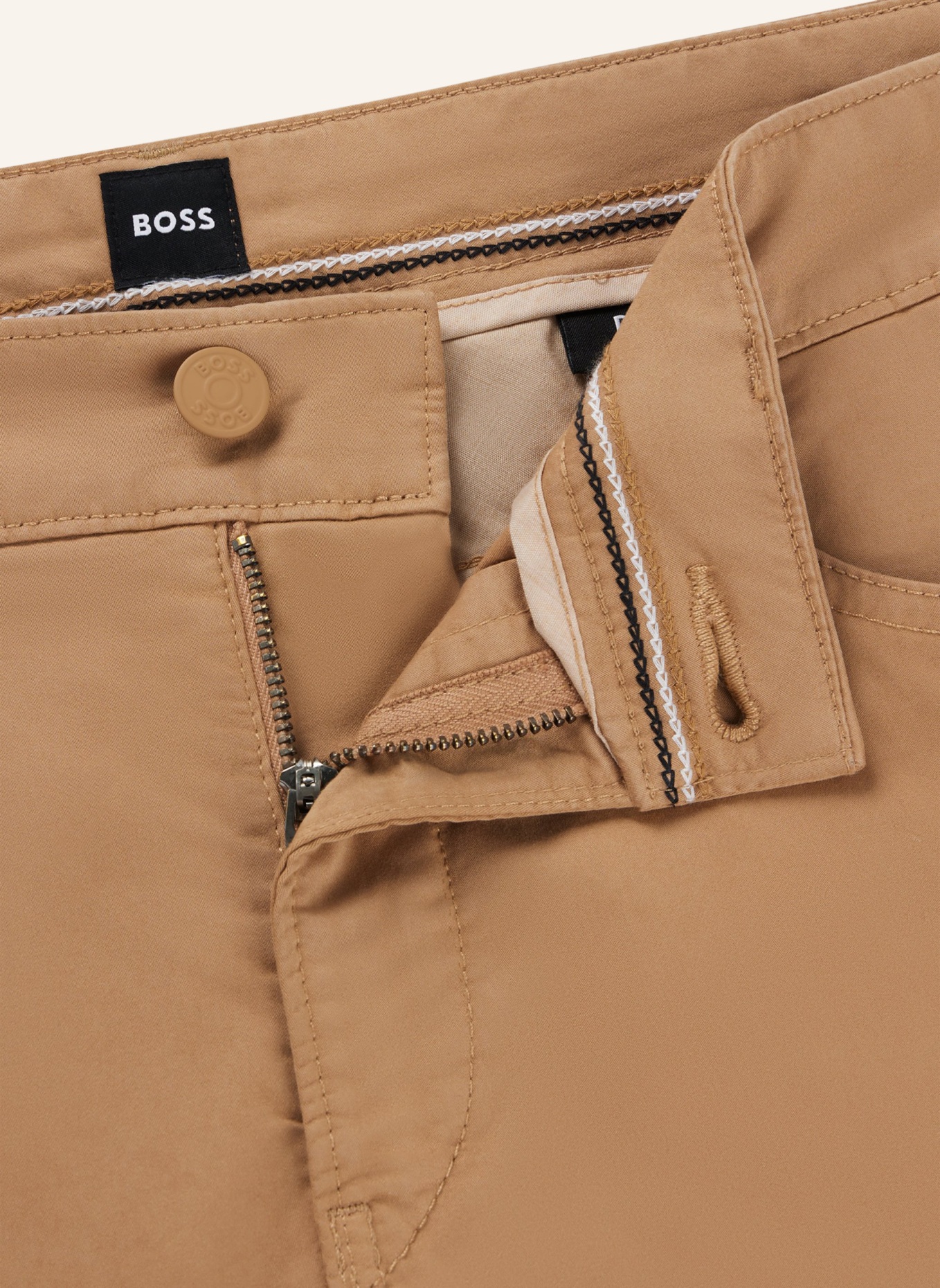 BOSS Casual Hose DELAWARE3-1-20 Slim Fit, Farbe: BEIGE (Bild 2)