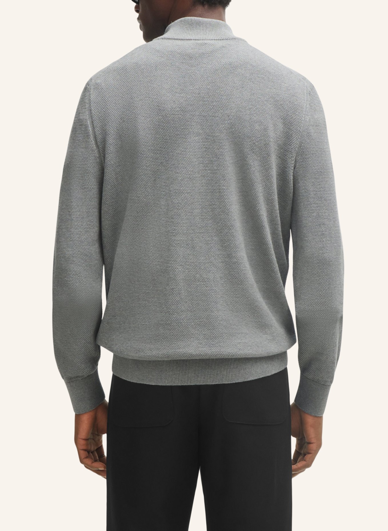 BOSS Pullover EBRANDO-P Regular Fit, Farbe: GRAU (Bild 2)