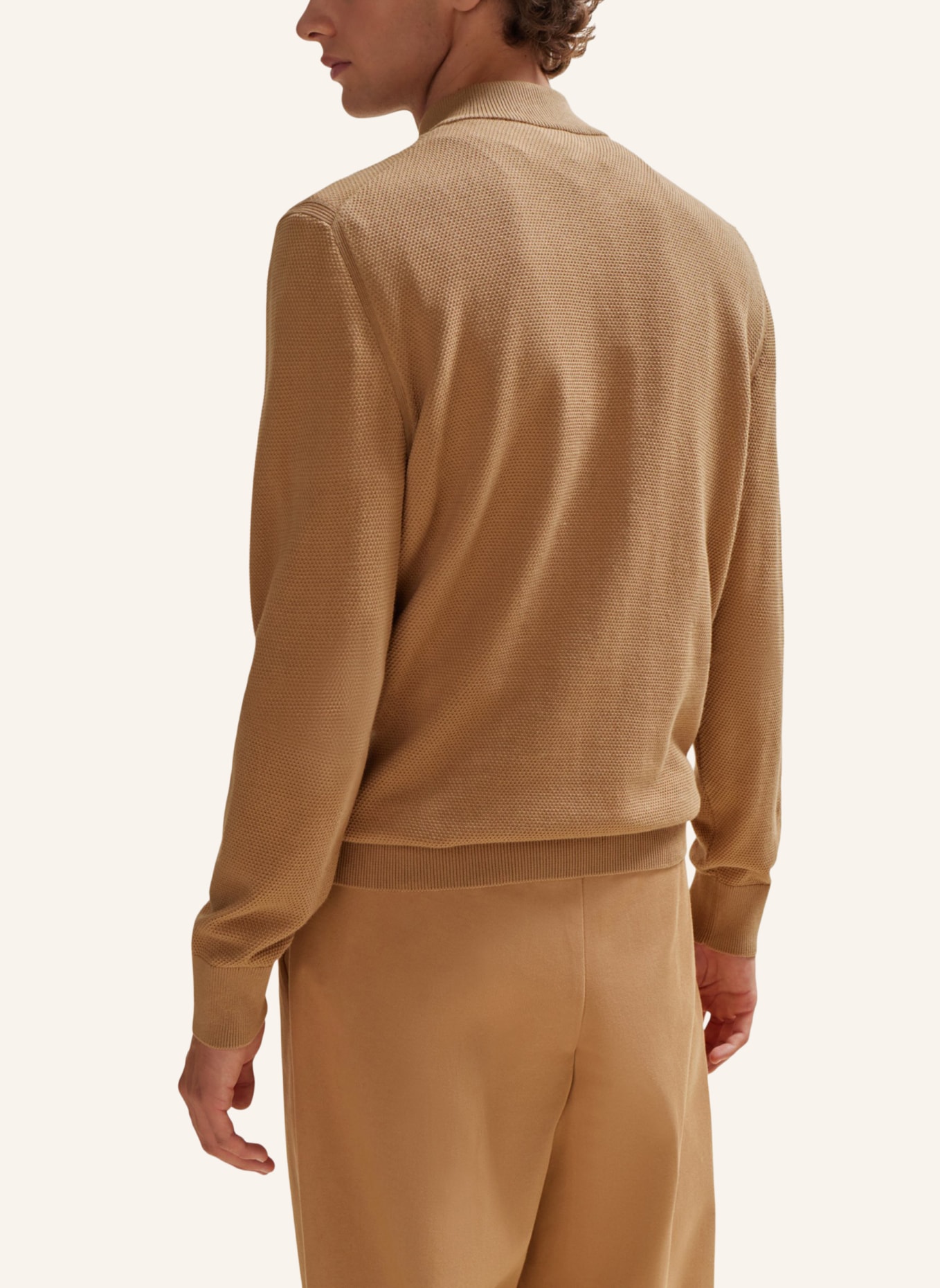BOSS Pullover EBRANDO-P Regular Fit, Farbe: BEIGE (Bild 2)