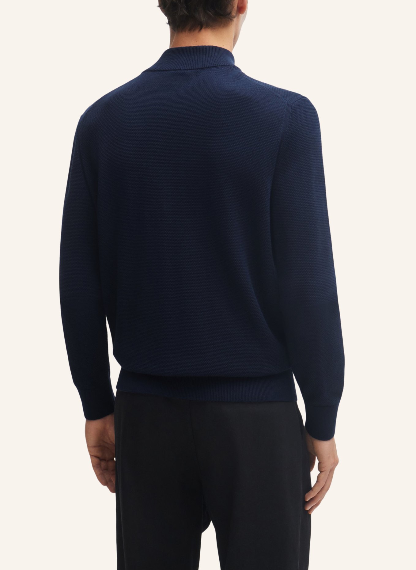 BOSS Pullover EBRANDO-P Regular Fit, Farbe: DUNKELBLAU (Bild 2)