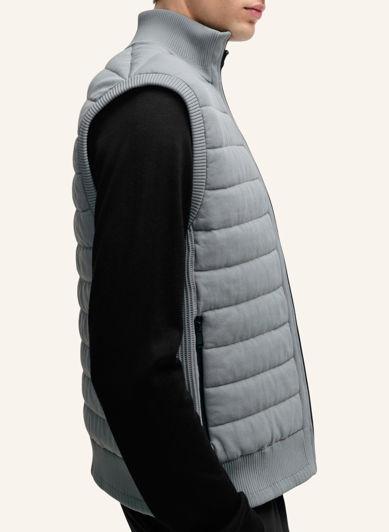 BOSS Casual Jacke P-PALLADINO Regular Fit, Farbe: SILBER (Bild 4)