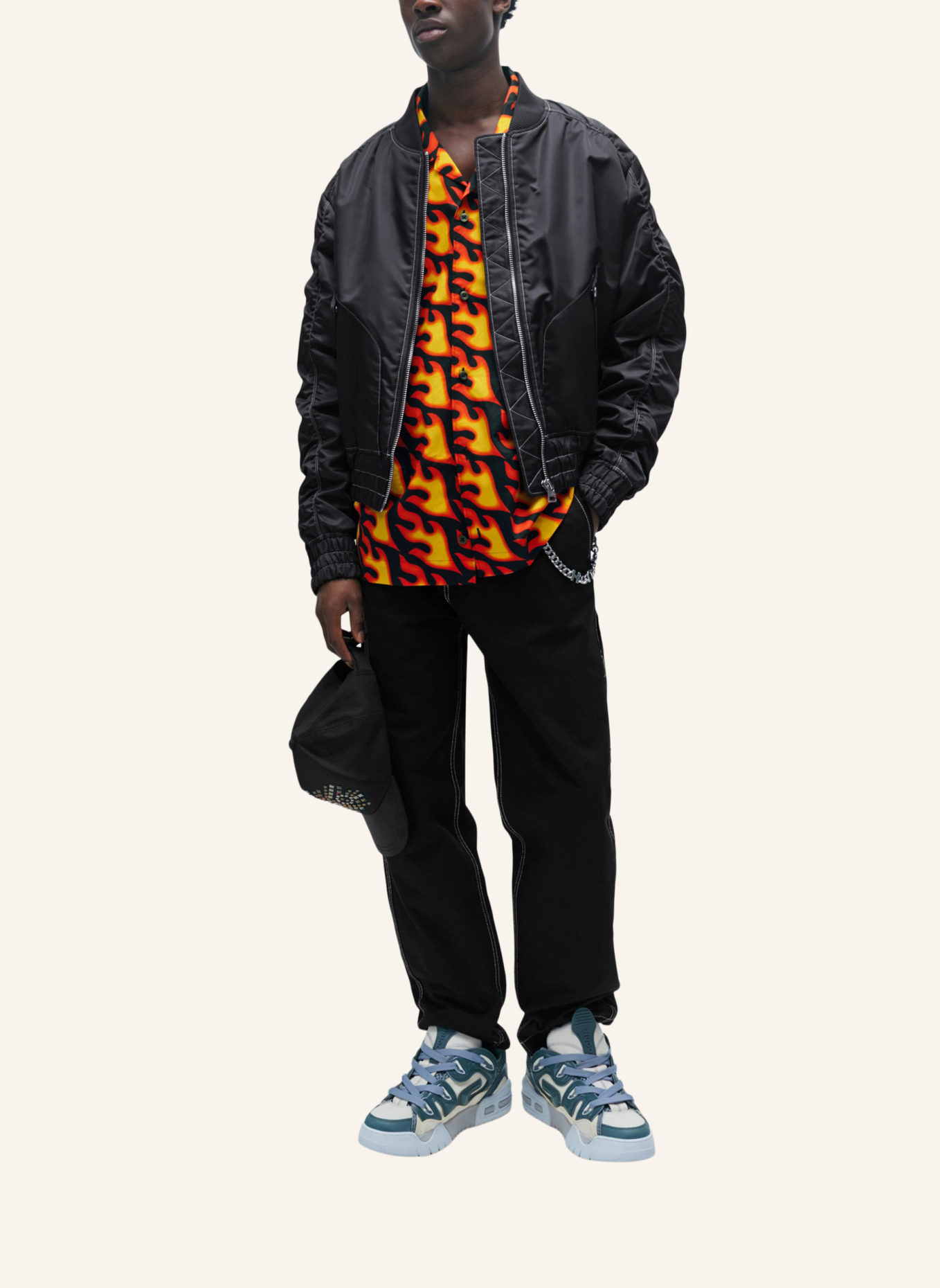 HUGO Casual Jacke BOKLY2411 Regular Fit, Farbe: SCHWARZ (Bild 6)