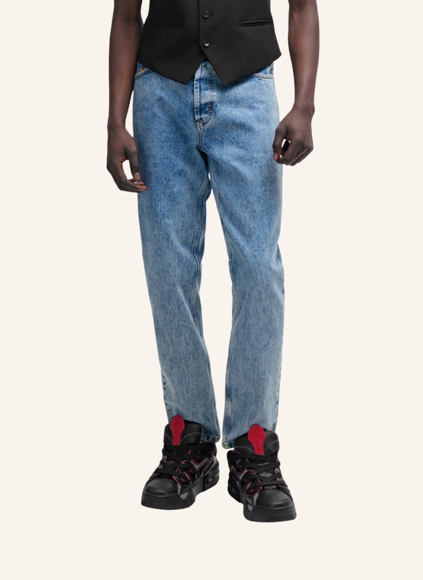 HUGO Jeans HUGO 634 Tapered Fit, Farbe: TÜRKIS (Bild 5)